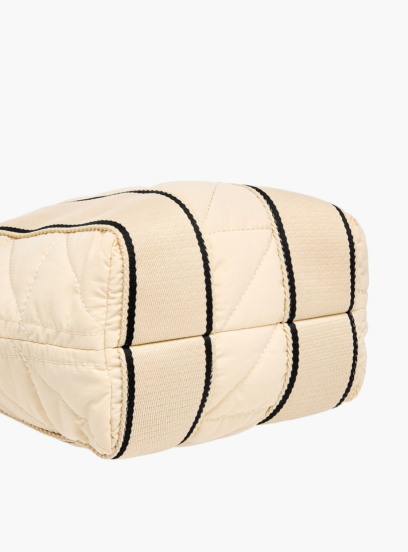 شنطة توتي صغيرة مبطنة مقلمة بسحاب إغلاق-women-bagsandwallets-handbags-image-3