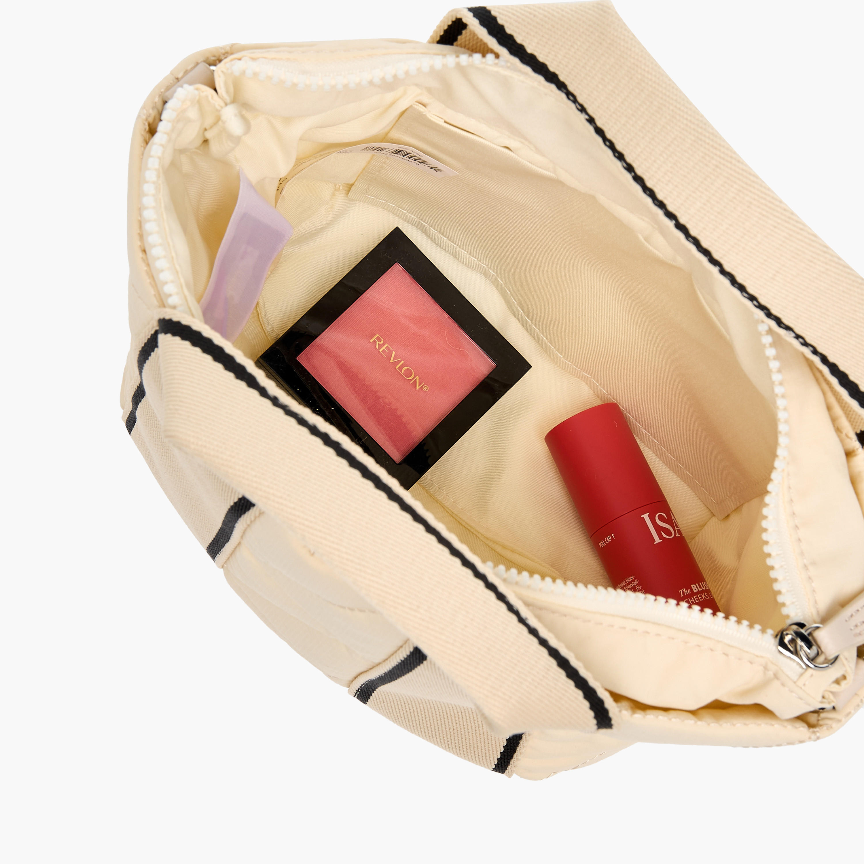 شنطة توتي صغيرة مبطنة مقلمة بسحاب إغلاق-women-bagsandwallets-handbags-image-1