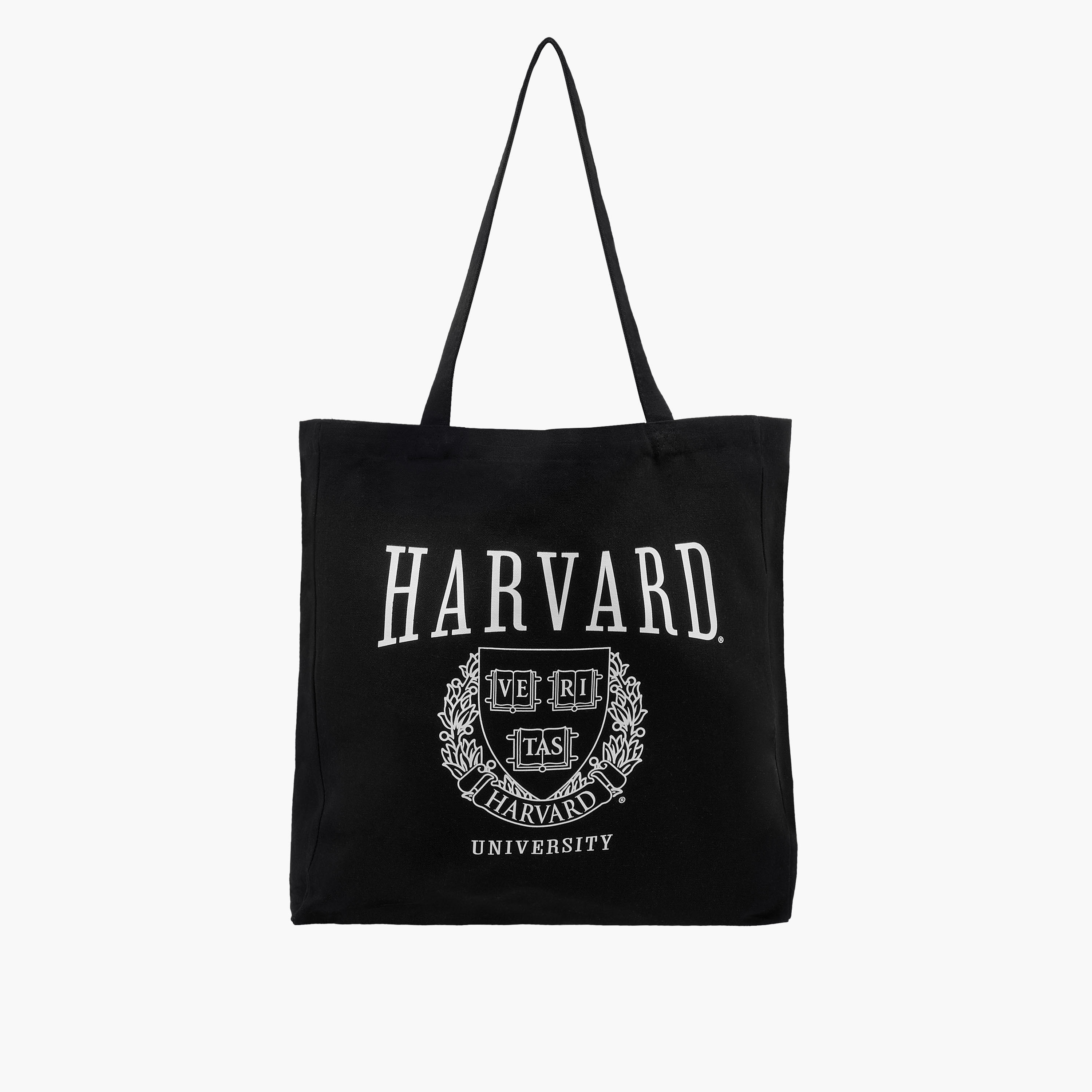 Harvard Print Shopper Bag with Double Handles-women-bagsandwallets-handbags-image-1