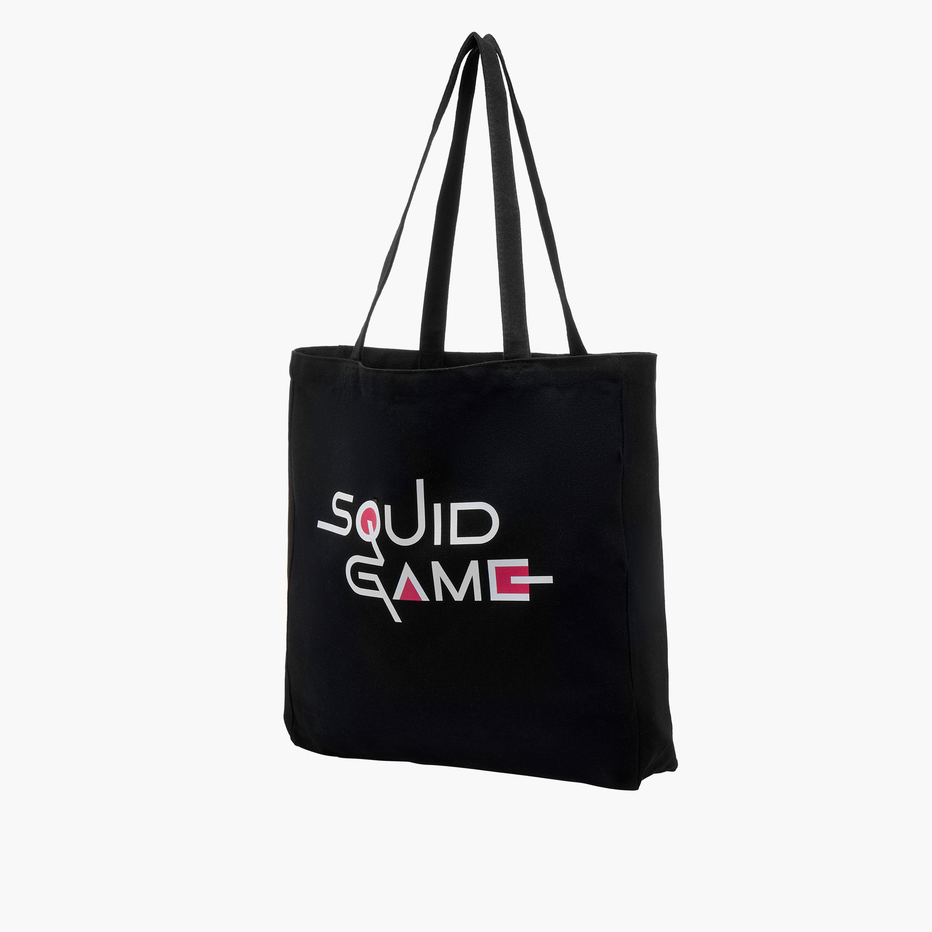 Squid Game Print Shopper Bag with Double Handles-women-bagsandwallets-handbags-image-3