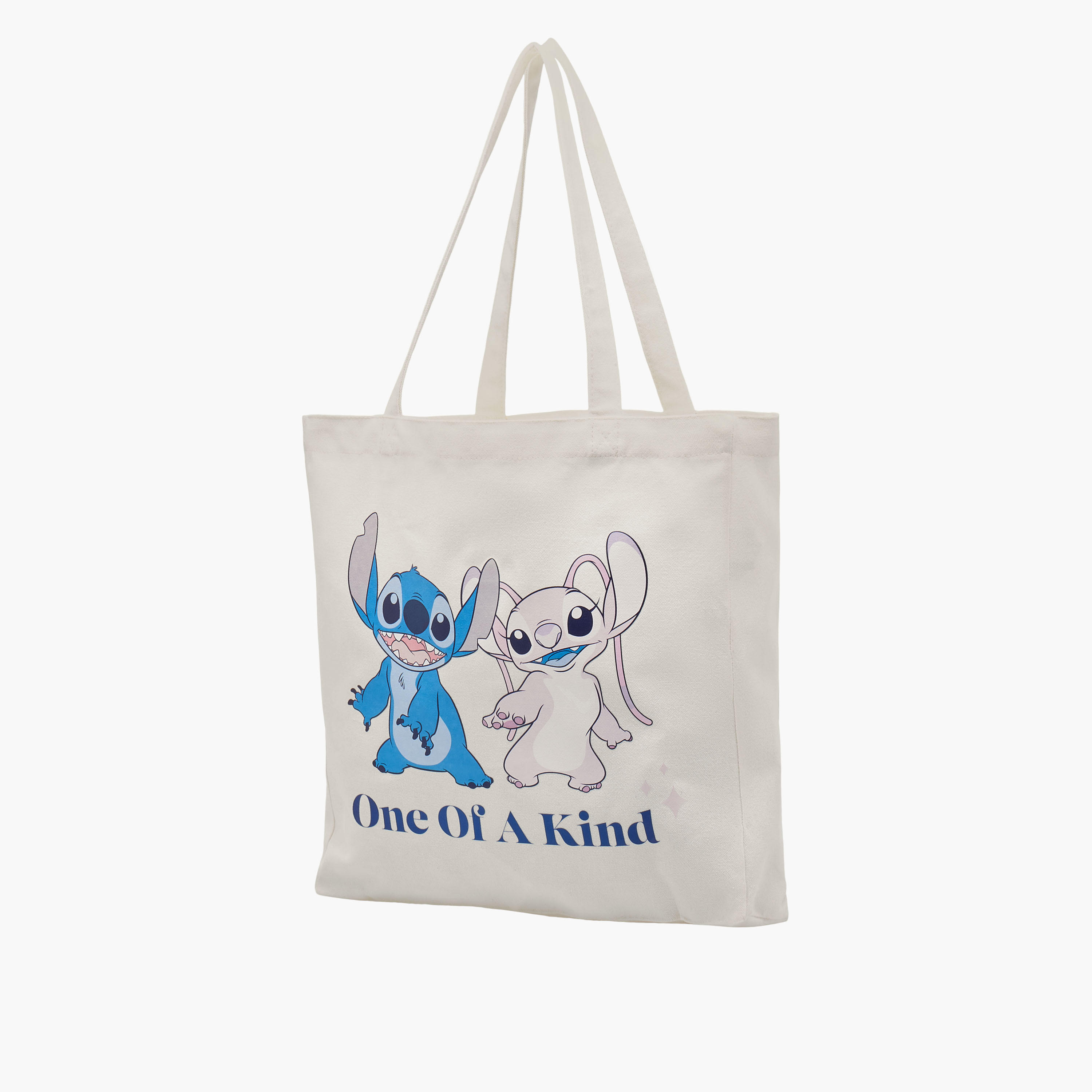 Stitch and Angel Print Shopper Bag with Double Handles-women-bagsandwallets-handbags-image-3