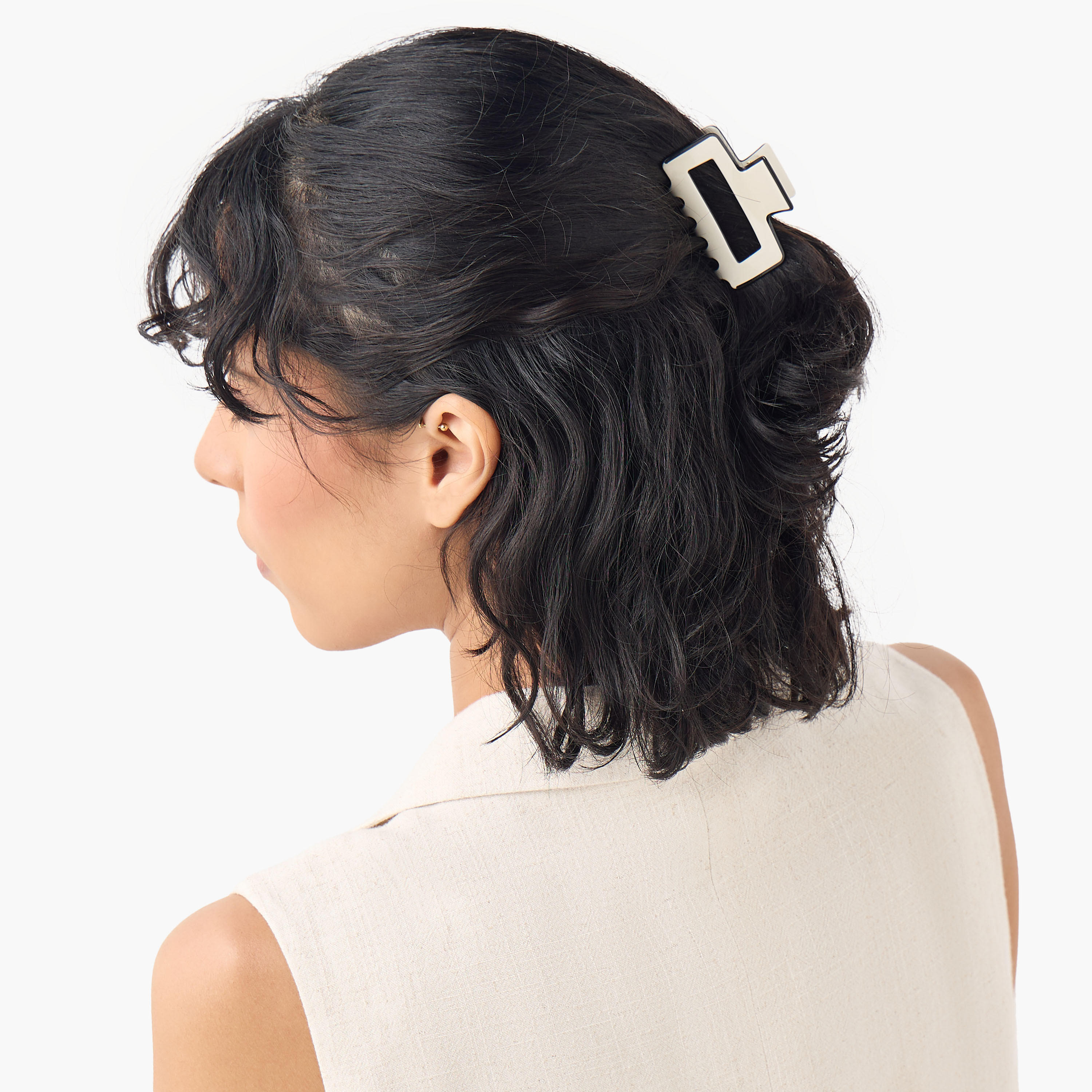 Set of 2 - Contrast Detail Hair Clamp-women-hairaccessories-clamps-image-2