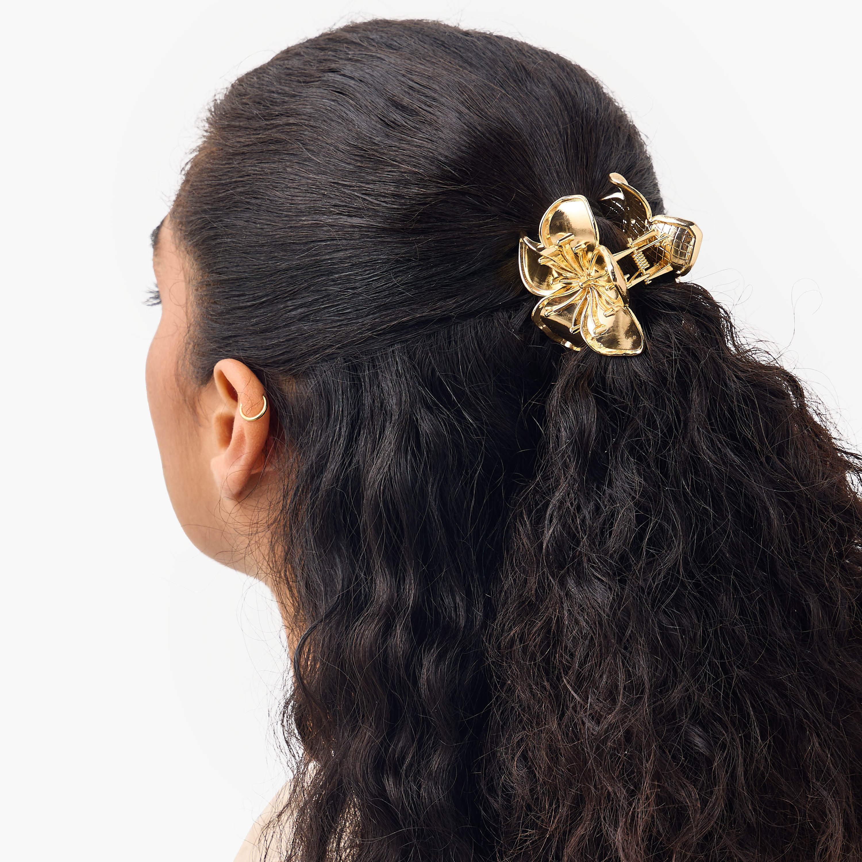 Set of 3 - Floral Shaped Hair Clamp-women-hairaccessories-clamps-image-2