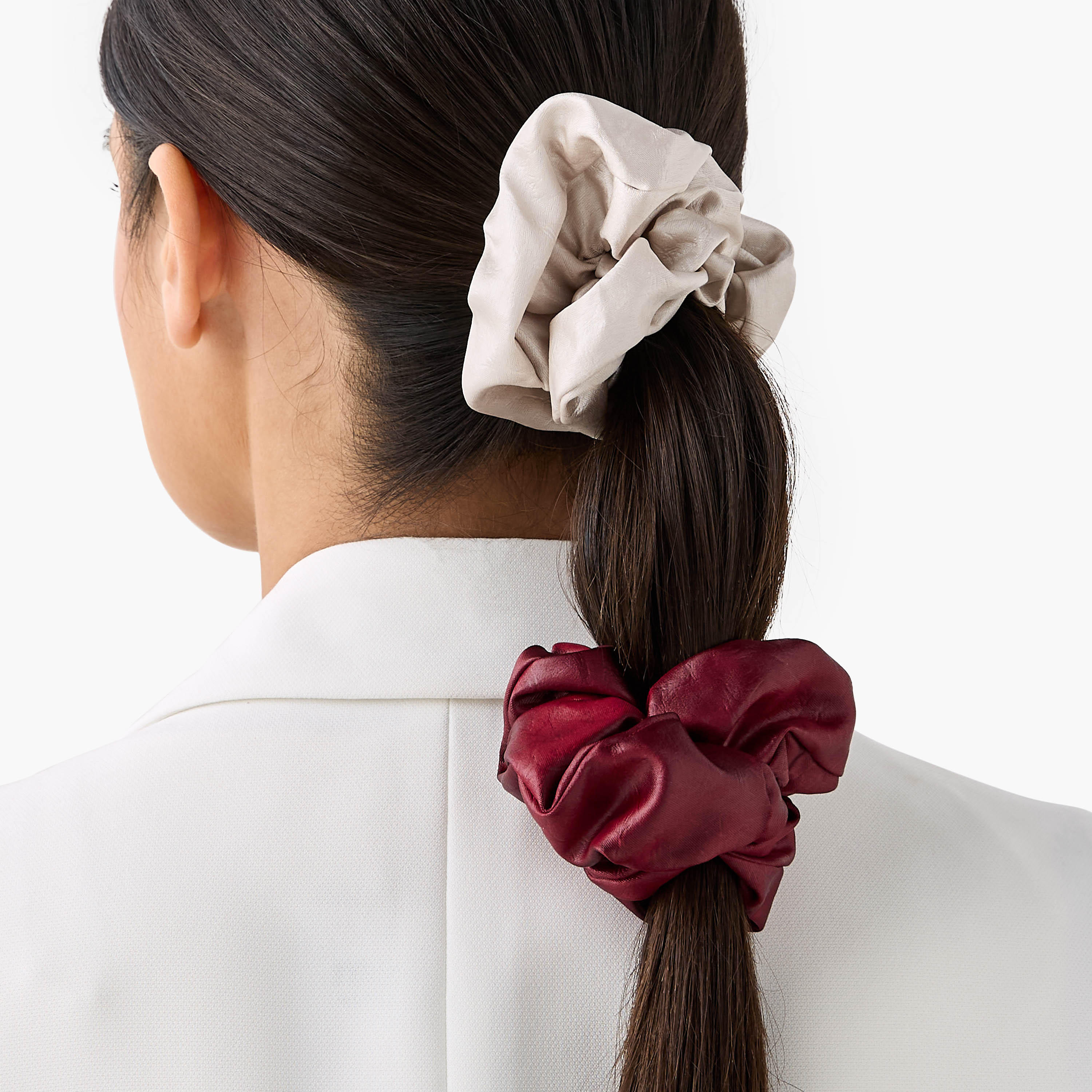 طقم سكرانشي بارز الملمس بتصميم لامع من 4 قطع-women-hairaccessories-scrunchies-image-2