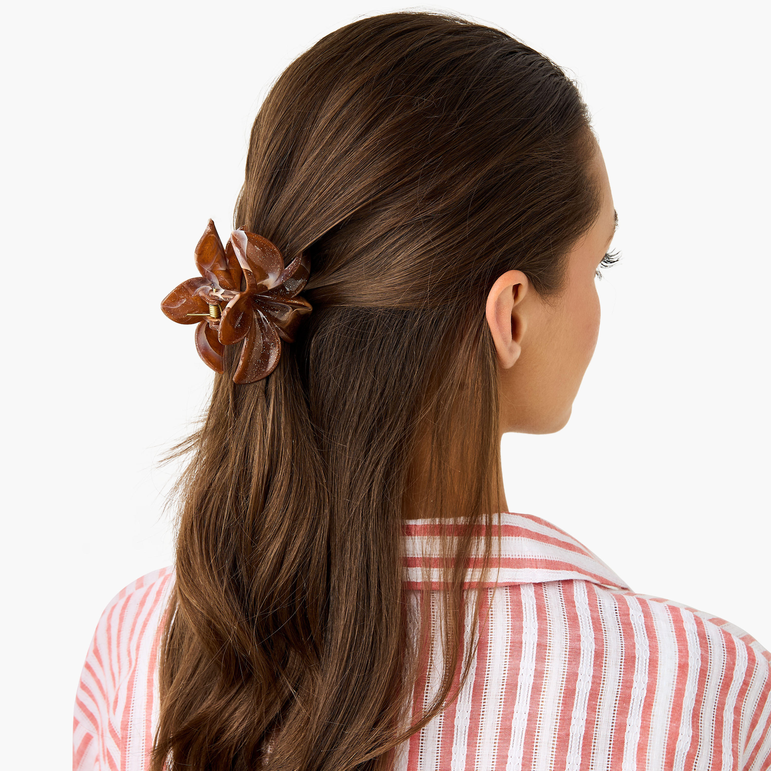 Set of 5 - Floral Shaped Hair Clamp-women-hairaccessories-clamps-image-3