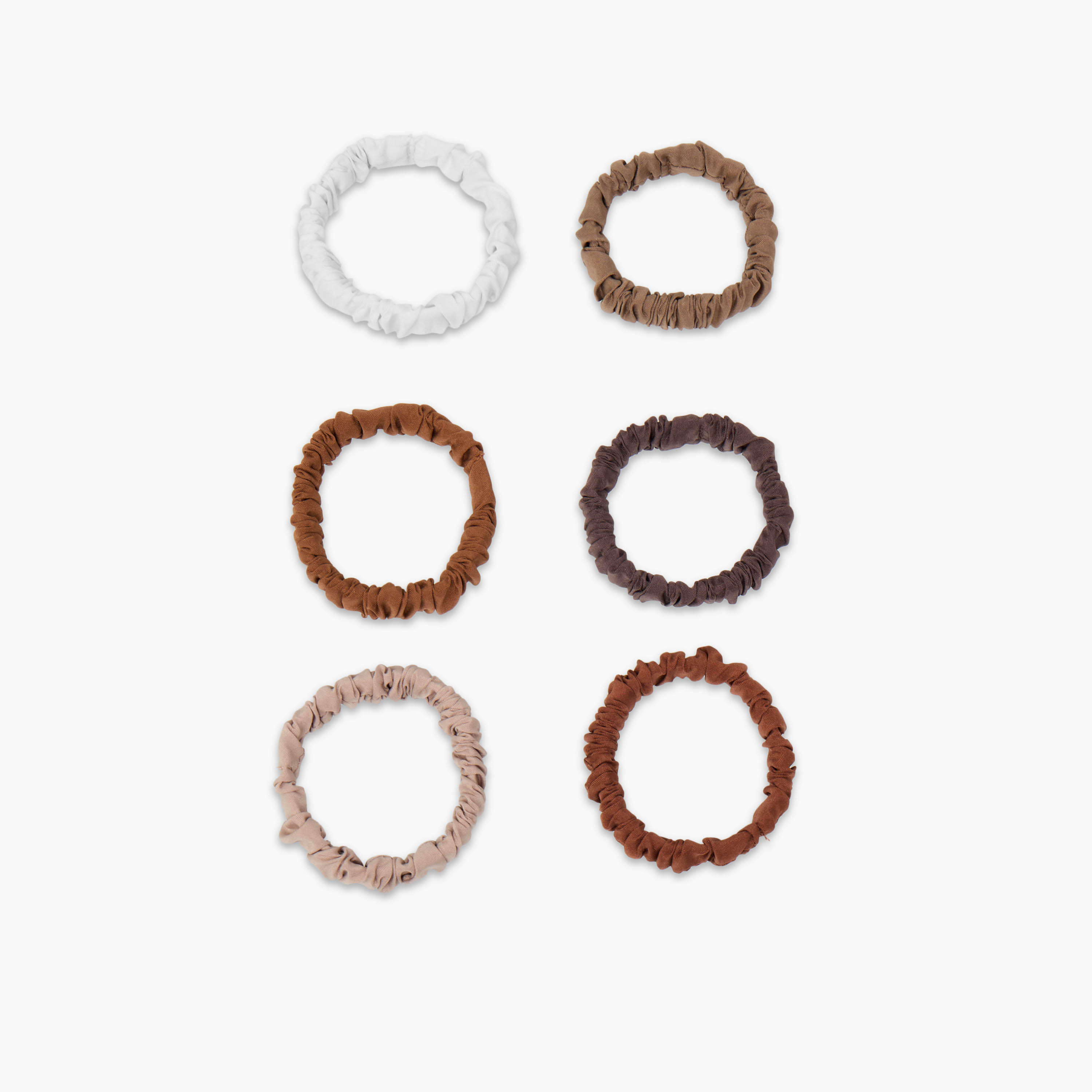 Set of 6 - Adot Scrunchie Neutral-women-hairaccessories-scrunchies-image-4