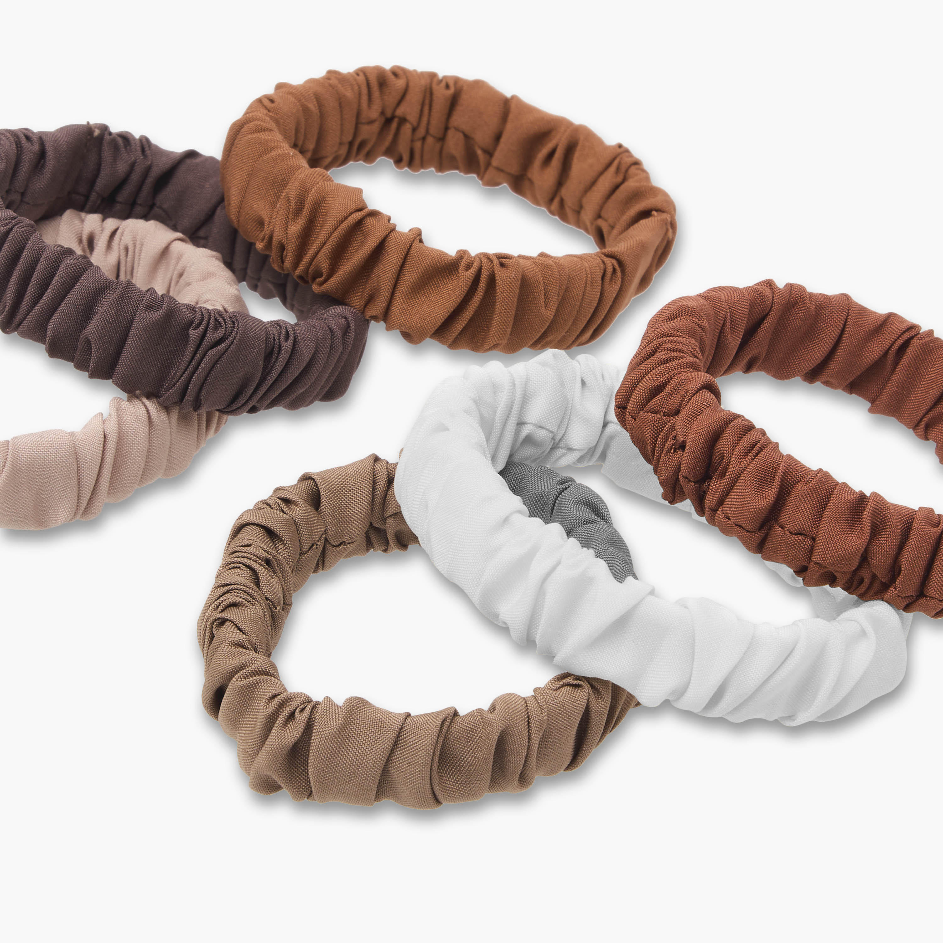 Set of 6 - Adot Scrunchie Neutral-women-hairaccessories-scrunchies-image-5