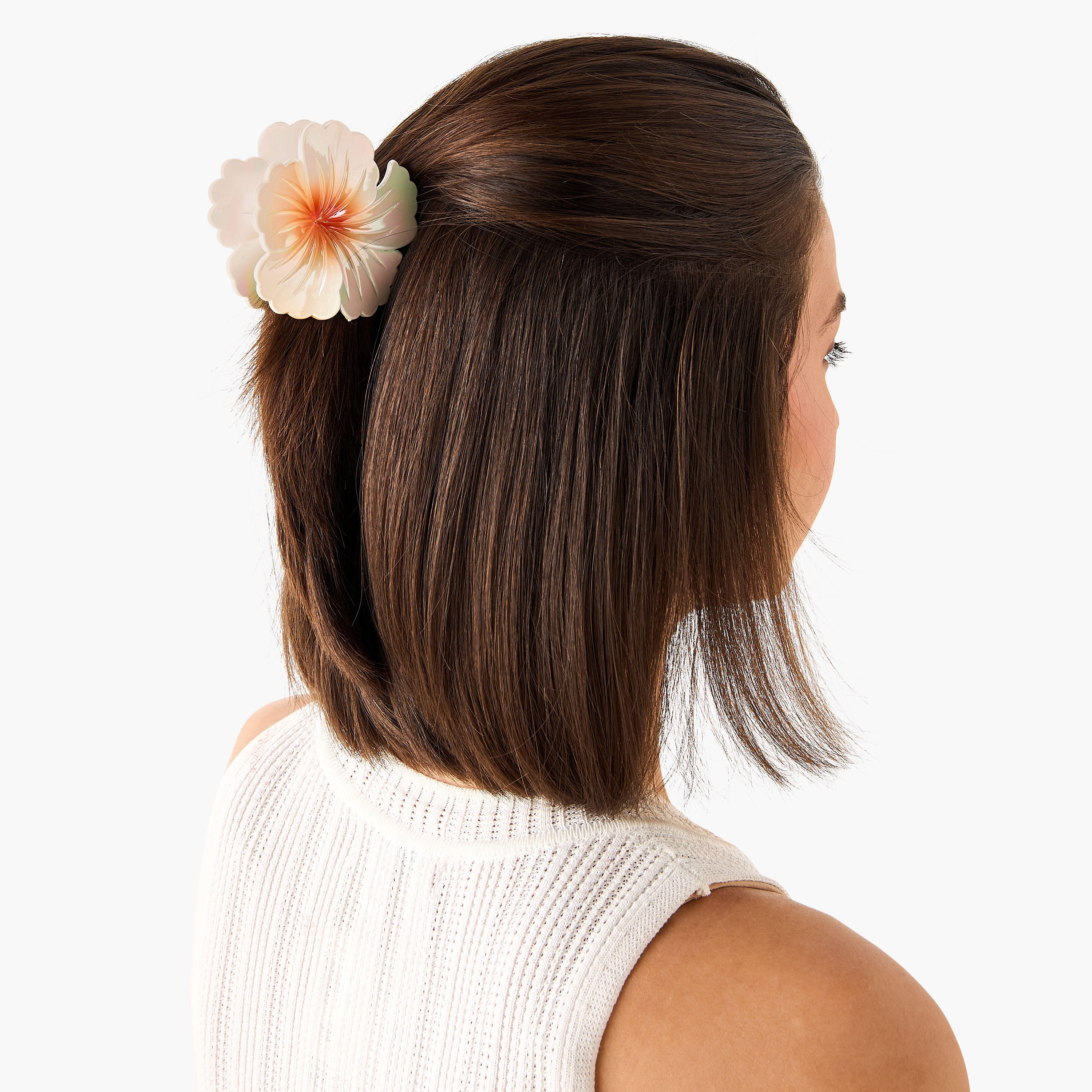 Set of 2 - Tropical Flower Hair Clamp-women-hairaccessories-clamps-image-2