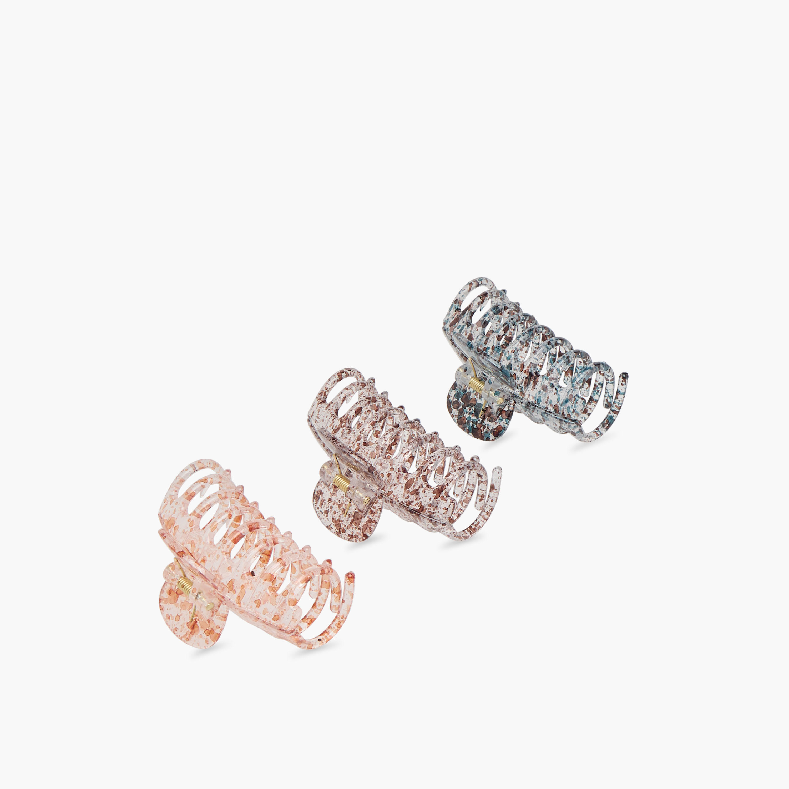 مشابك شعر بطبعات - طقم 3 قطع-women-hairaccessories-clamps-image-2
