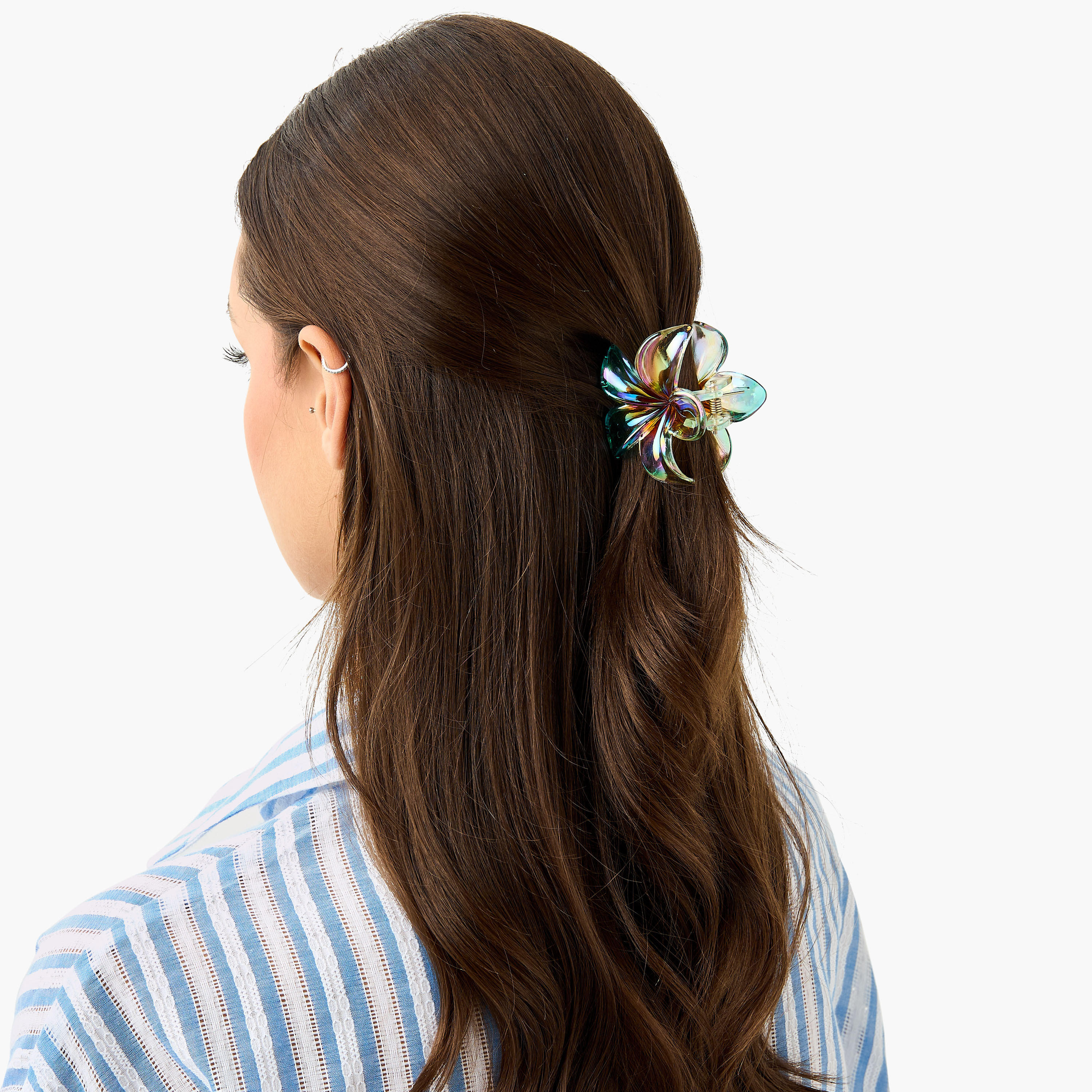 Set of 5 - Flower Hair Clamp-women-hairaccessories-clamps-image-2