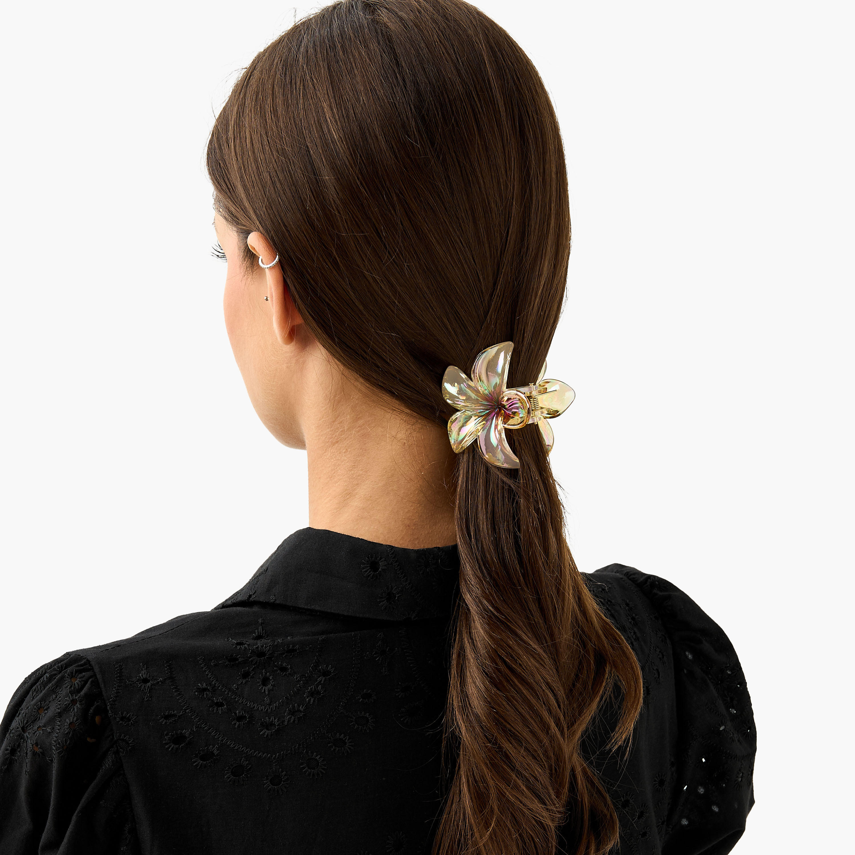 Set of 5 - Flower Hair Clamp-women-hairaccessories-clamps-image-2