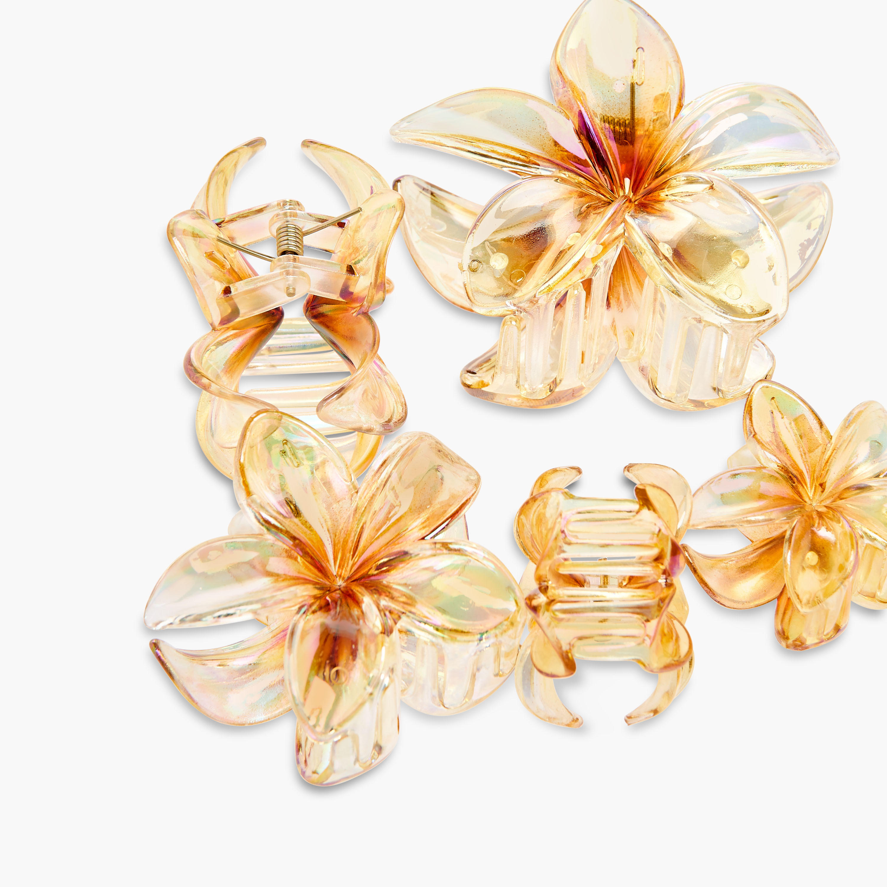 Set of 5 - Flower Hair Clamp-women-hairaccessories-clamps-image-8