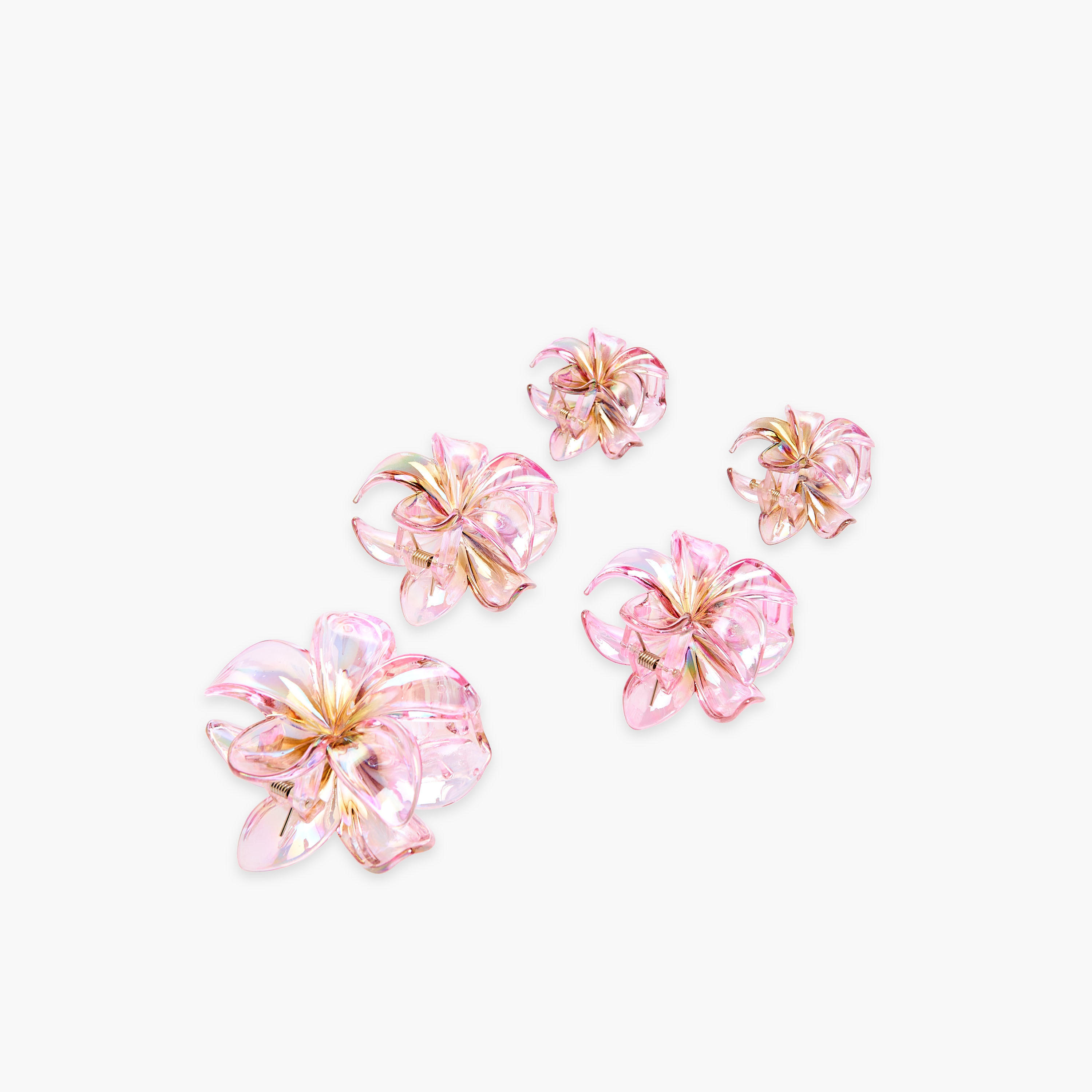 Set of 5 - Flower Hair Clamp-women-hairaccessories-clamps-image-6