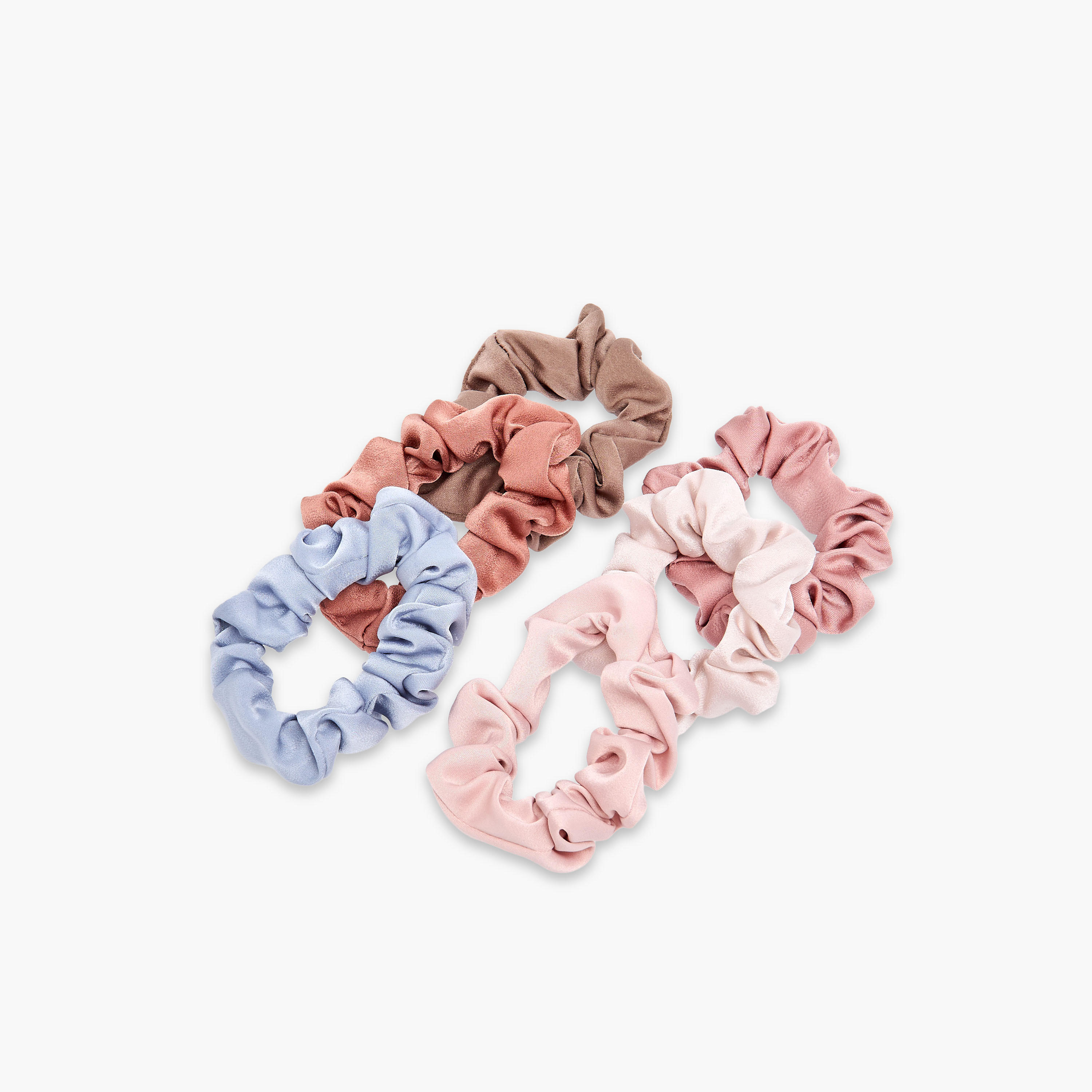 طقم ربطات سكرانشي 6 قطع متنوعة-women-hairaccessories-scrunchies-image-4