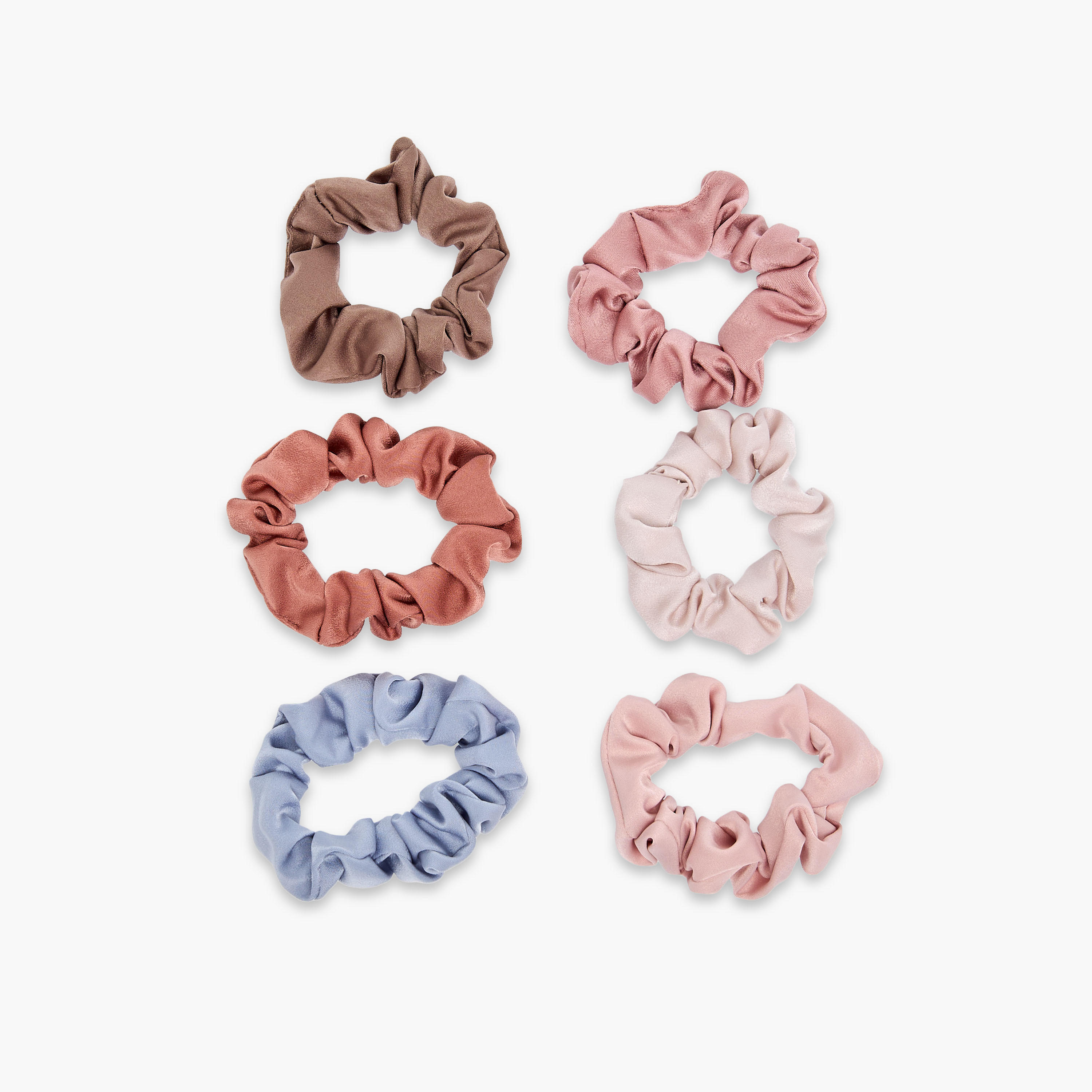 طقم ربطات سكرانشي 6 قطع متنوعة-women-hairaccessories-scrunchies-image-3