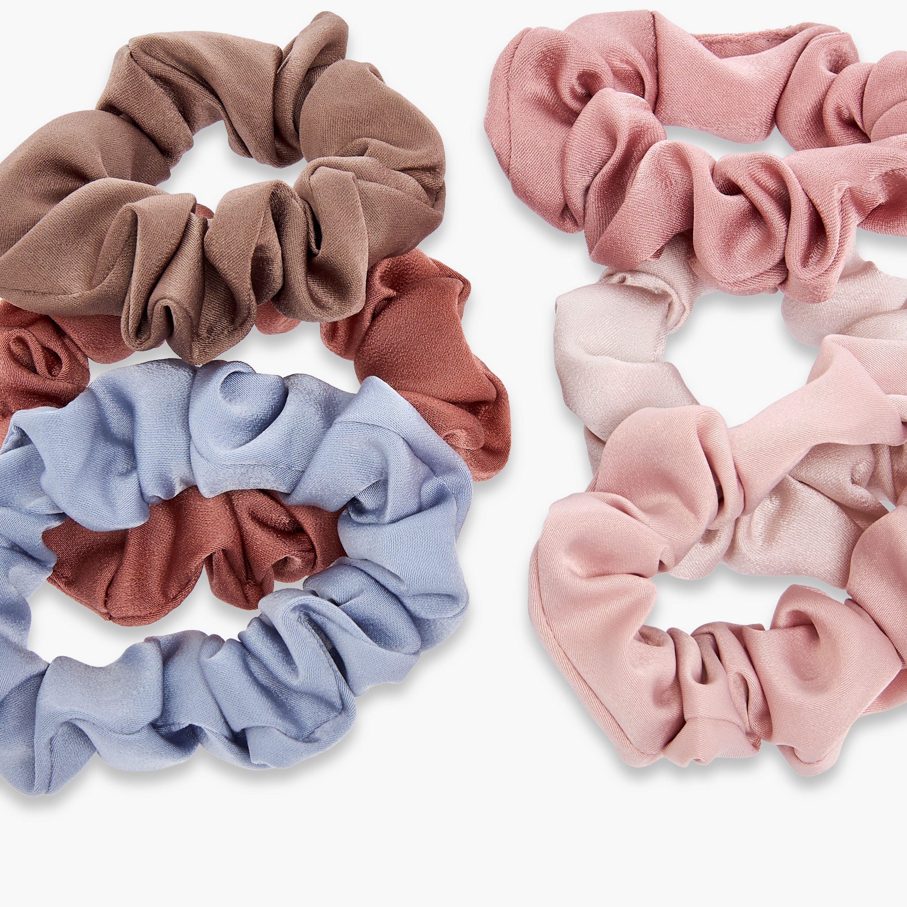 طقم ربطات سكرانشي 6 قطع متنوعة-women-hairaccessories-scrunchies-image-2