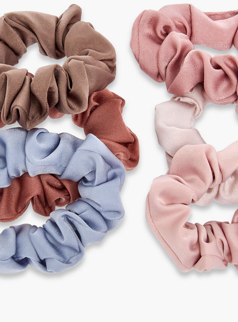 طقم ربطات سكرانشي 6 قطع متنوعة-women-hairaccessories-scrunchies-image-2