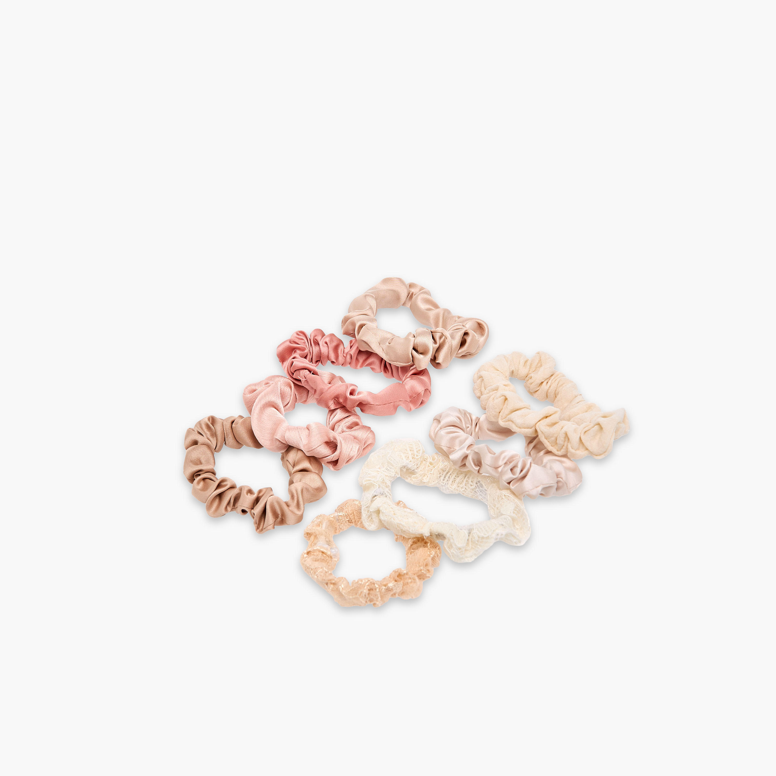 ربطة شعر سكرانشي متنوعة - طقم من 8 قطع-women-hairaccessories-scrunchies-image-3