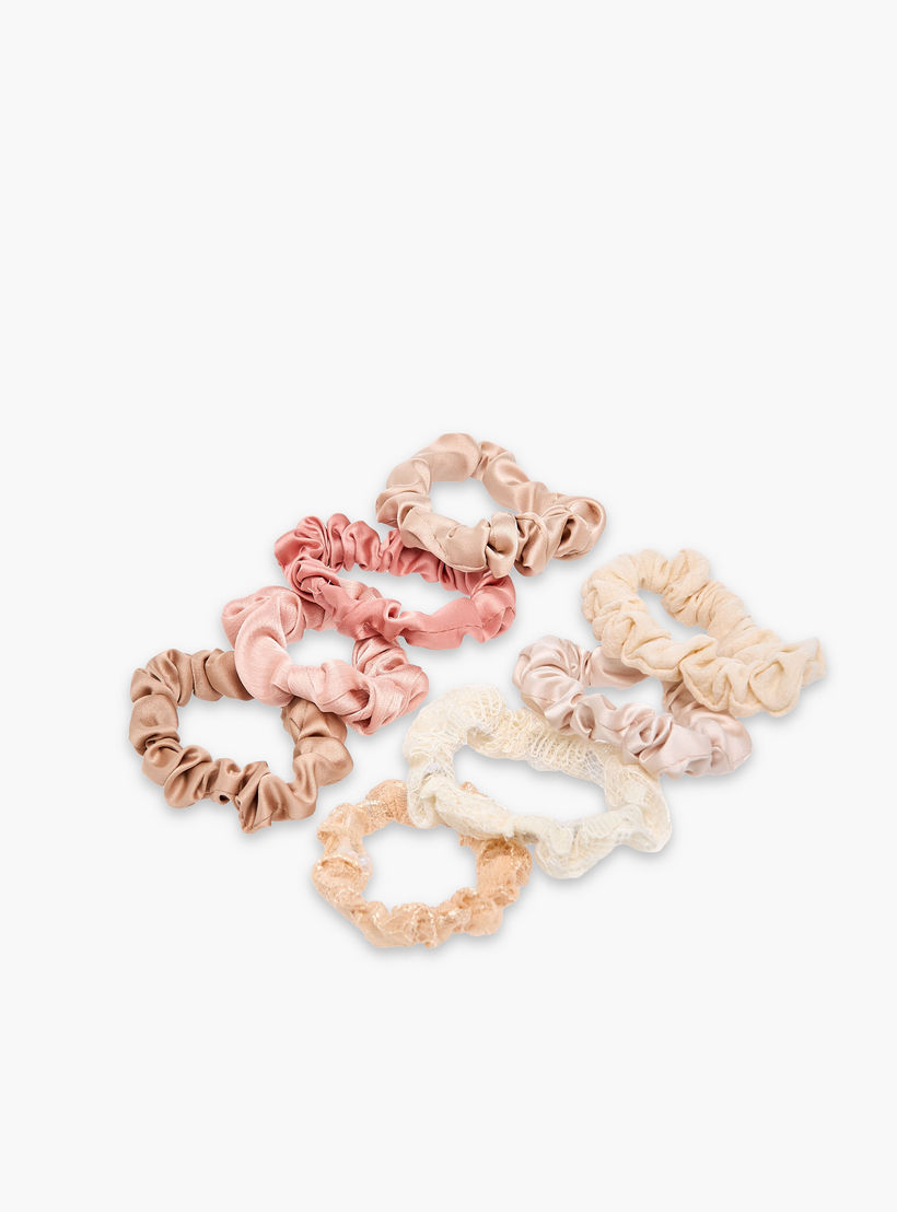 ربطة شعر سكرانشي متنوعة - طقم من 8 قطع-women-hairaccessories-scrunchies-image-3