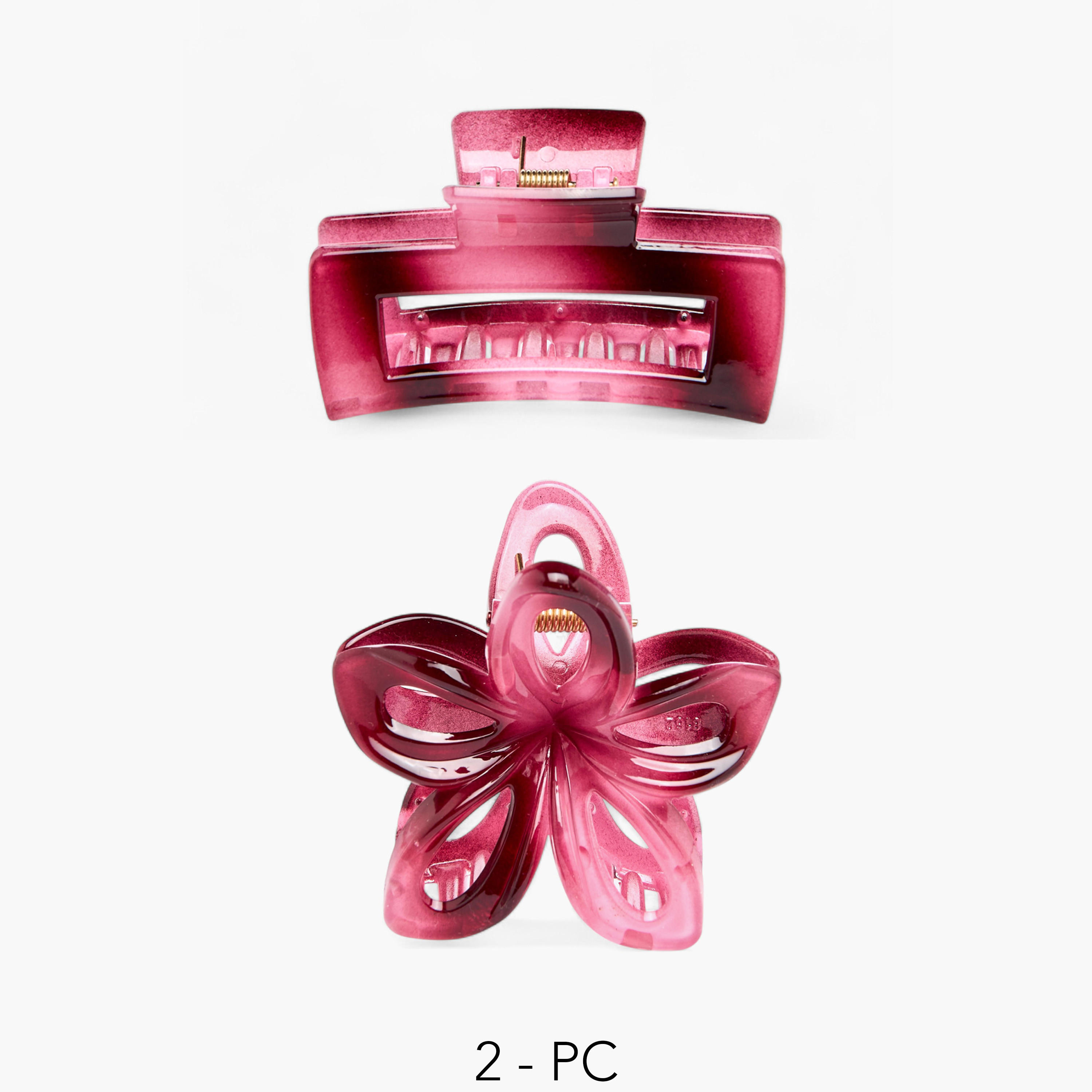 Set of 2 - Assorted Hair Clamp-women-hairaccessories-clamps-image-1