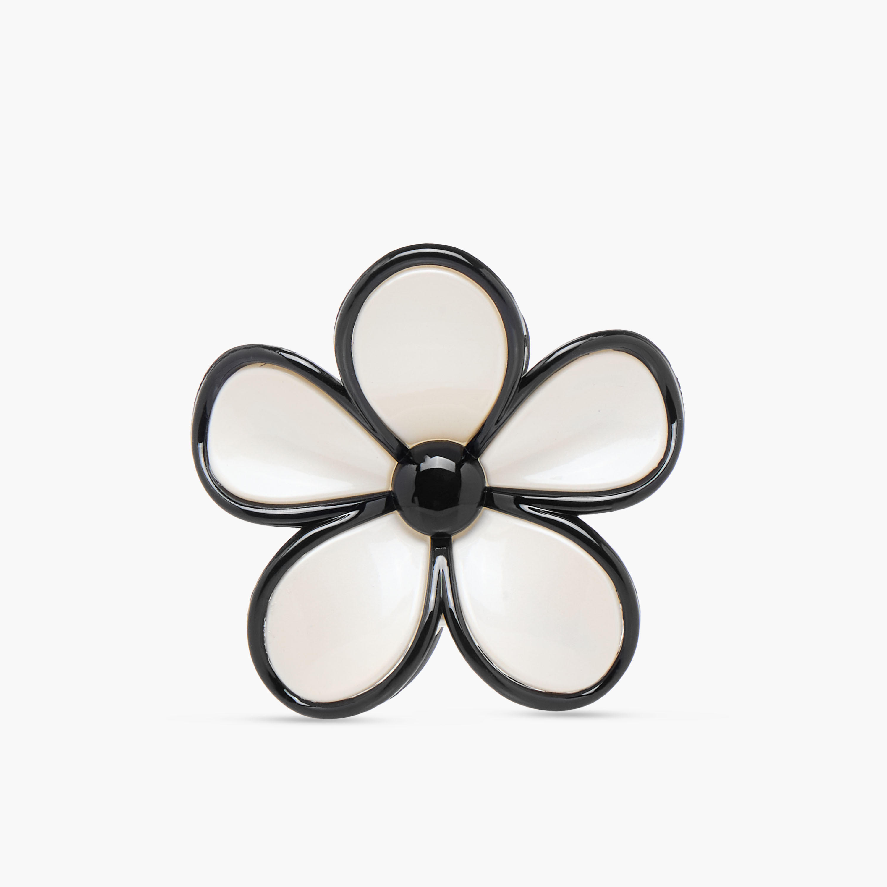 Set of 3 - Contrast Detail Floral Hair Clamp-women-hairaccessories-clamps-image-3
