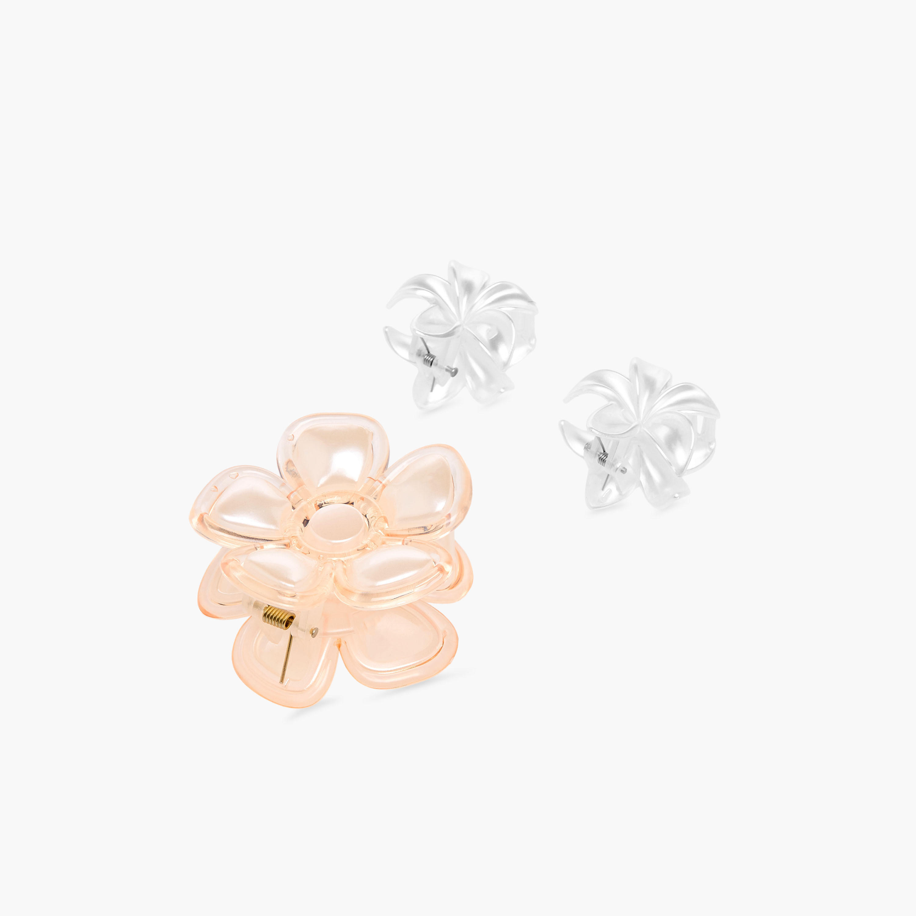 Set of 3 - Floral Hair Clamp-women-hairaccessories-clamps-image-5