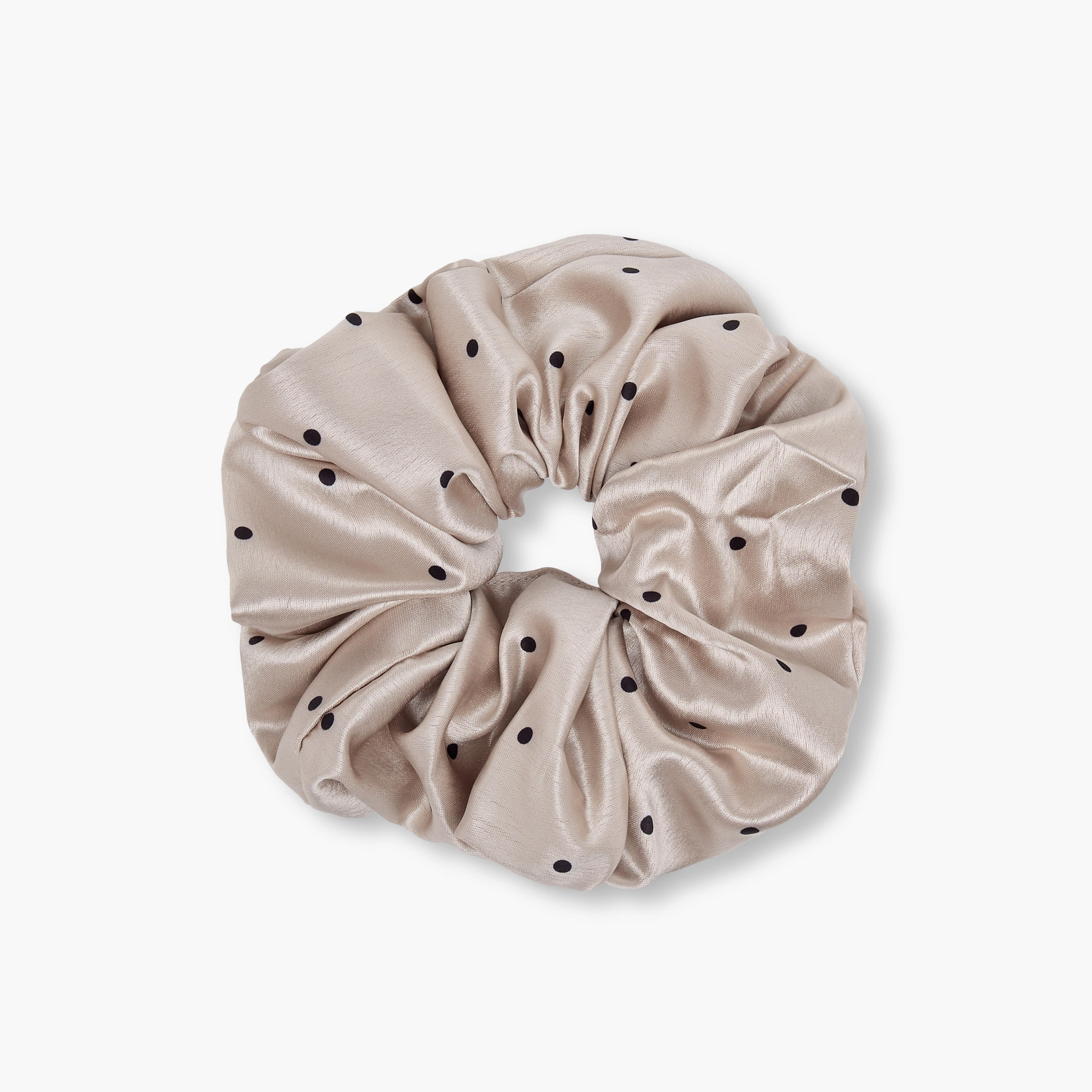 Polka Dot Hair Scrunchie-women-hairaccessories-image-3