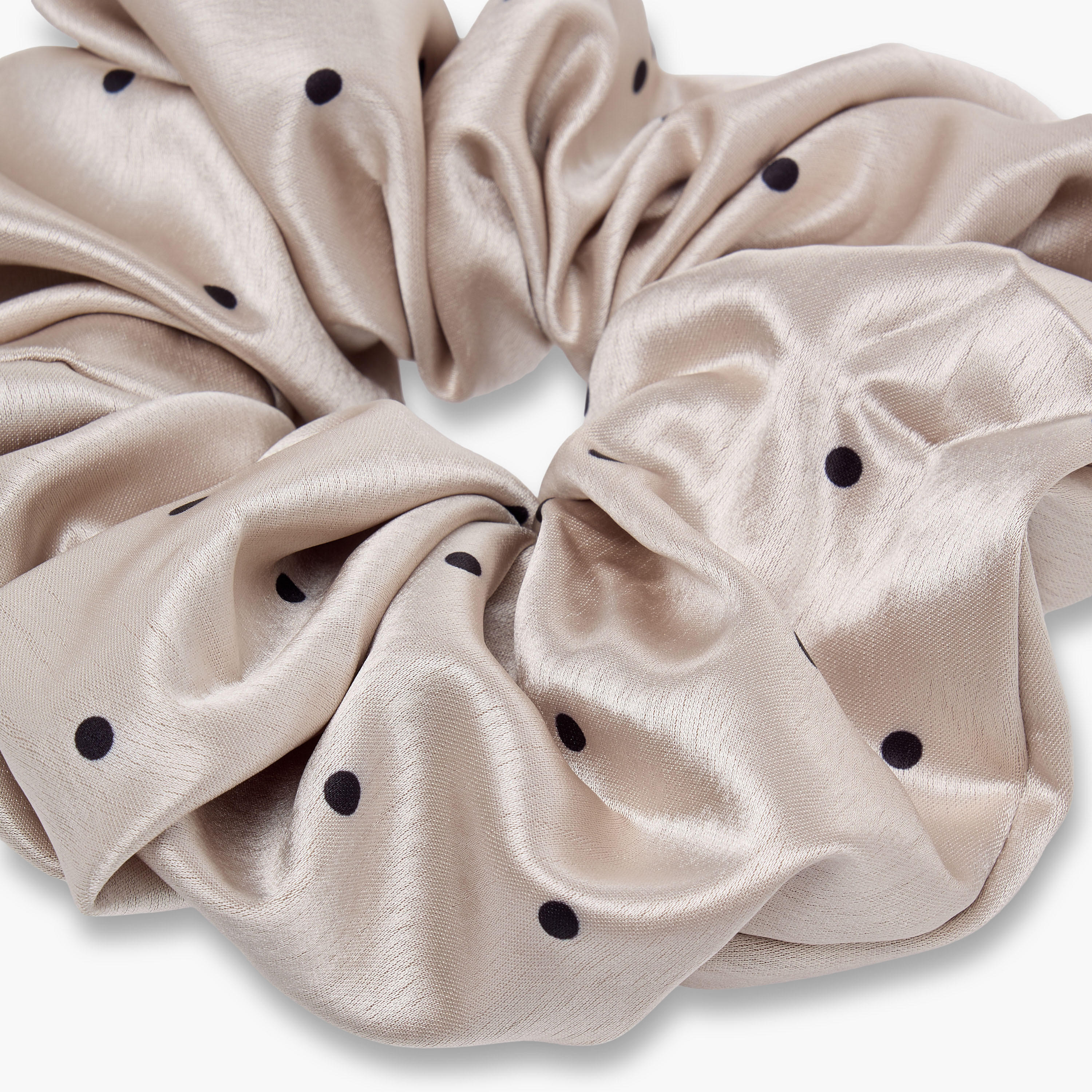 Polka Dot Hair Scrunchie-women-hairaccessories-image-4