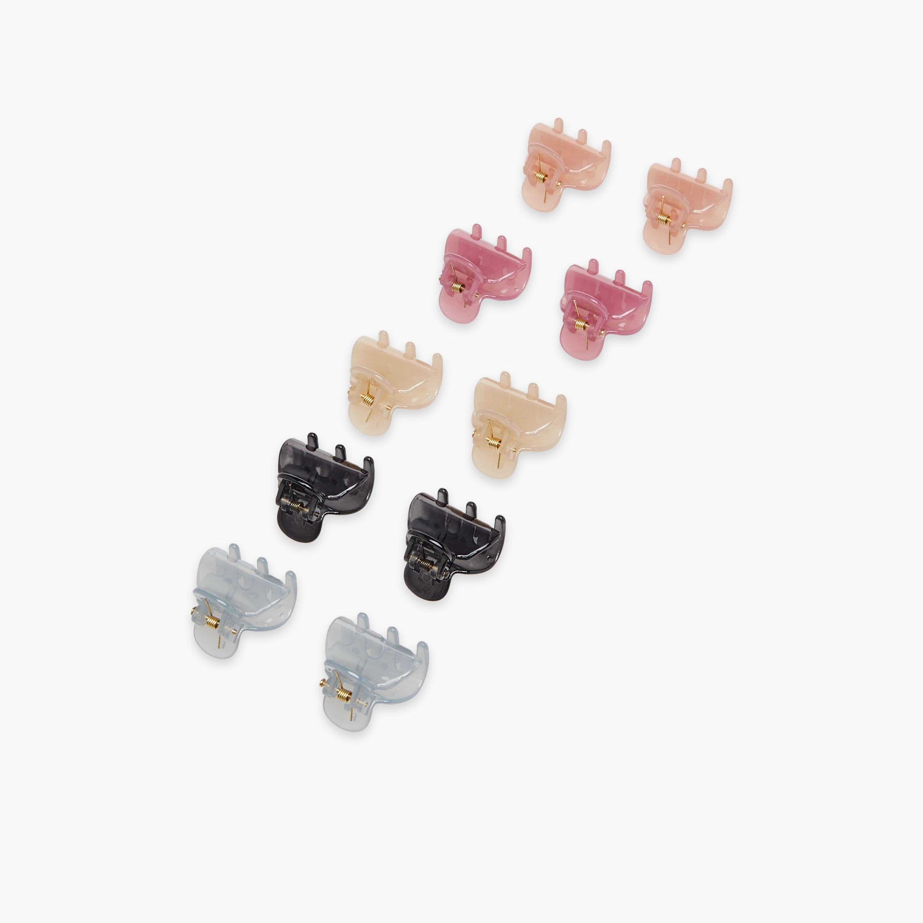 مشابك شعر متنوعة - طقم 10 قطع-women-hairaccessories-clamps-image-2