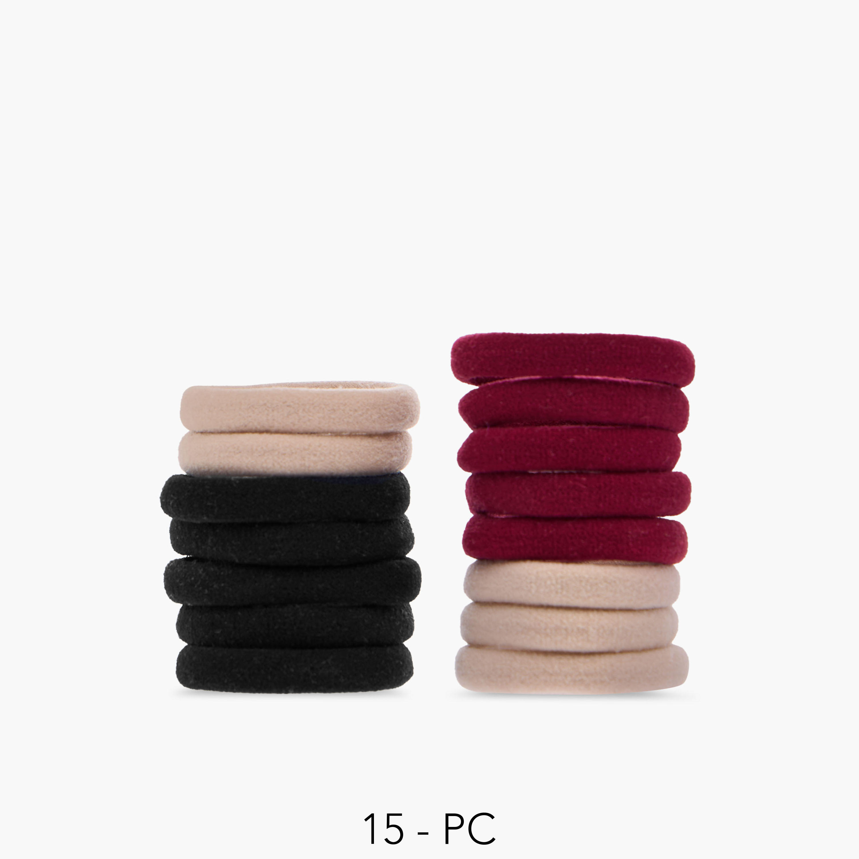Set of 15 - Gloo Elasticated Hair Tie-women-hairaccessories-scrunchies-image-1