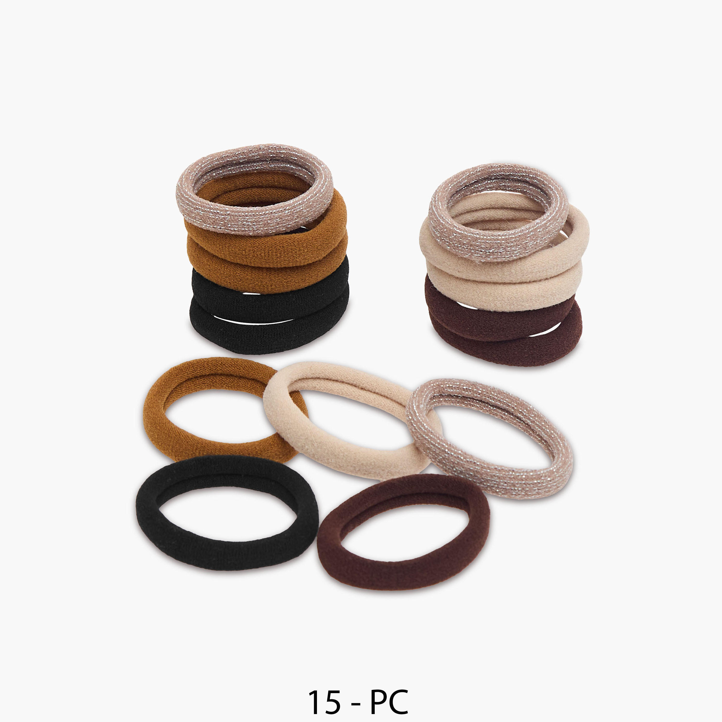 ربطات شعر متنوعة من جلو - طقم 15 قطعة-women-hairaccessories-scrunchies-image-4
