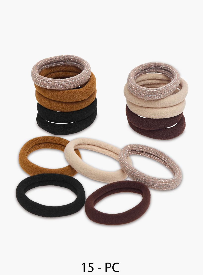 ربطات شعر متنوعة من جلو - طقم 15 قطعة-women-hairaccessories-scrunchies-image-4