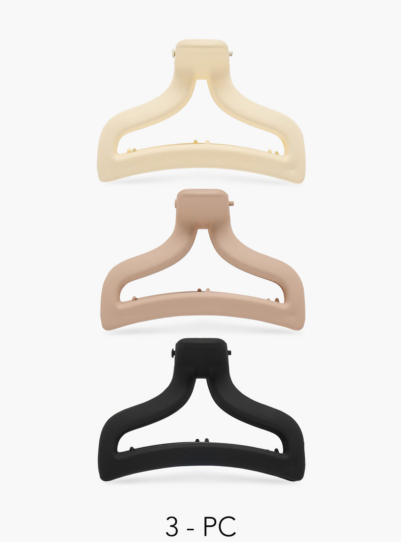 مشابك شعر سادة من جلو - طقم من 3 قطع-women-hairaccessories-clamps-image-6