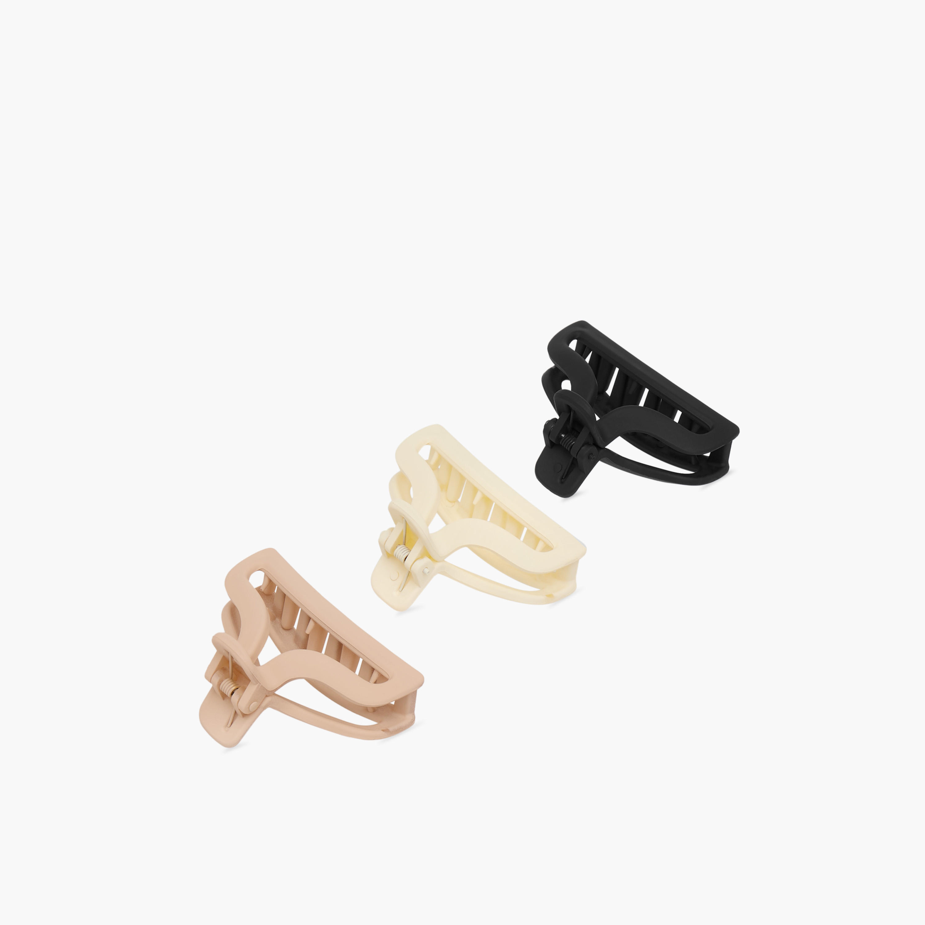 مشابك شعر سادة من جلو - طقم من 3 قطع-women-hairaccessories-clamps-image-2