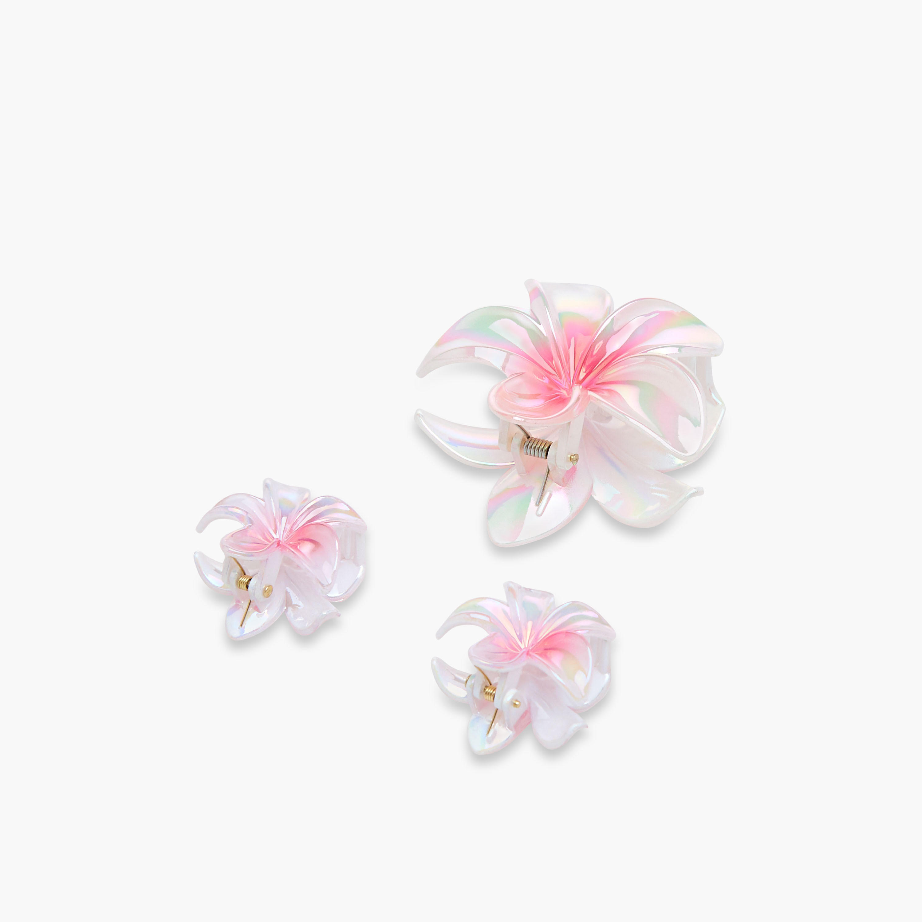 Set of 3 - Gloo Flower Hair Clamps-women-hairaccessories-clamps-image-4
