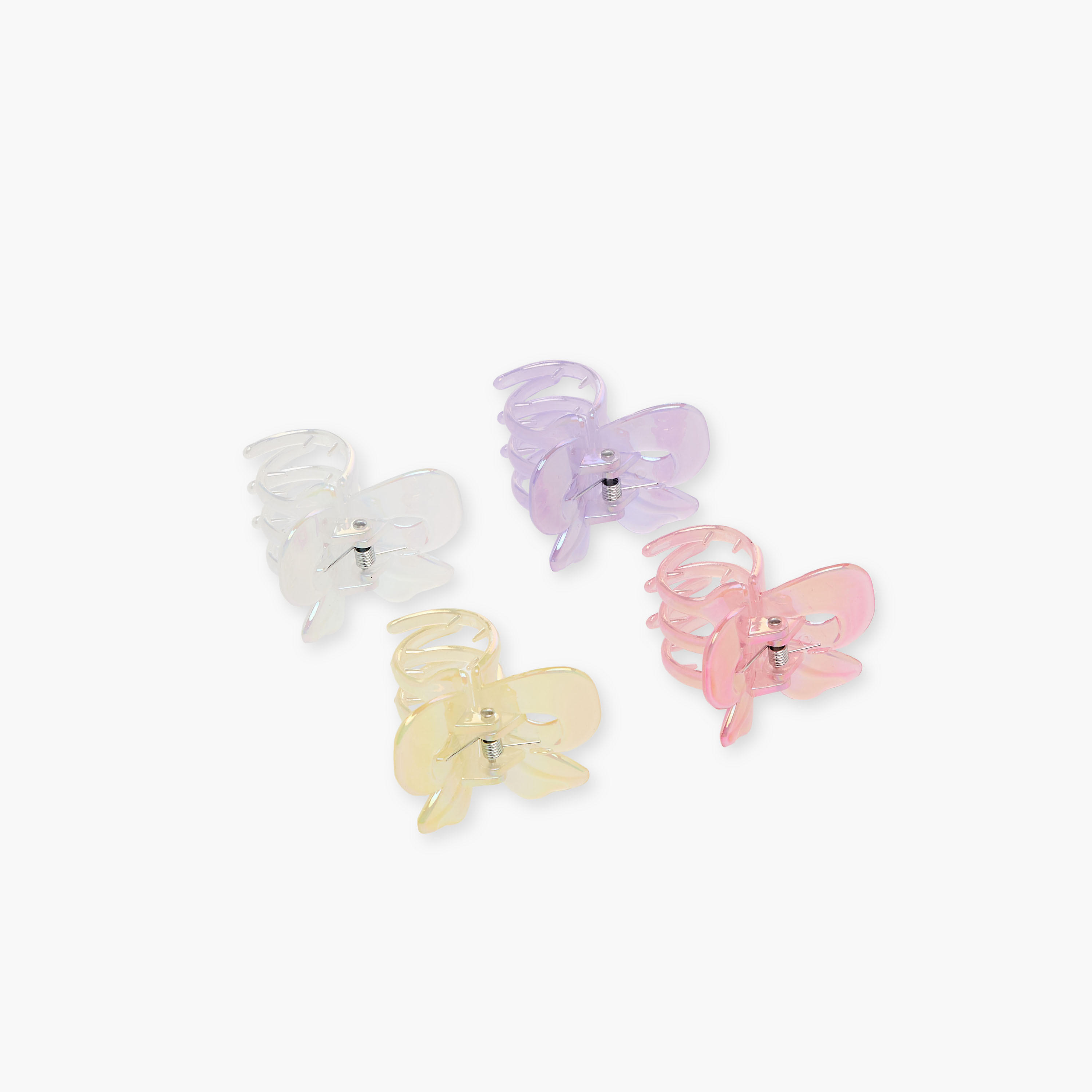 مشابك شعر بتصميم فراشة من جلو - طقم 4 قطع-women-hairaccessories-clamps-image-6
