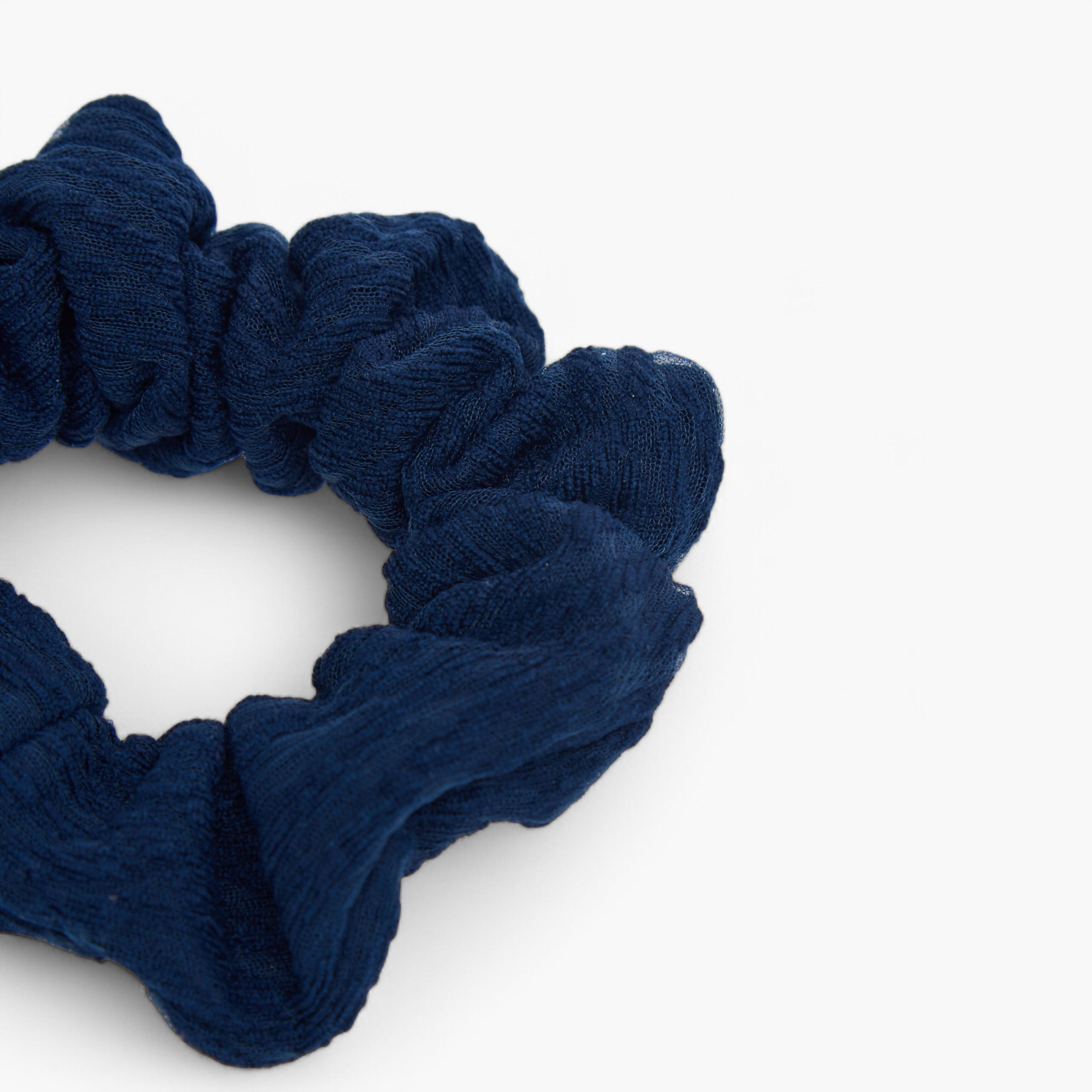 Set of 5 - Gloo Textured Scrunchie-women-hairaccessories-scrunchies-image-4
