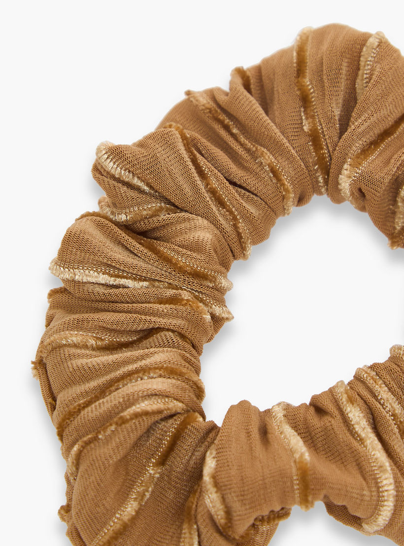 سكرنشي شعر مضلعة من جلوو - مجموعة من 5-women-hairaccessories-image-1