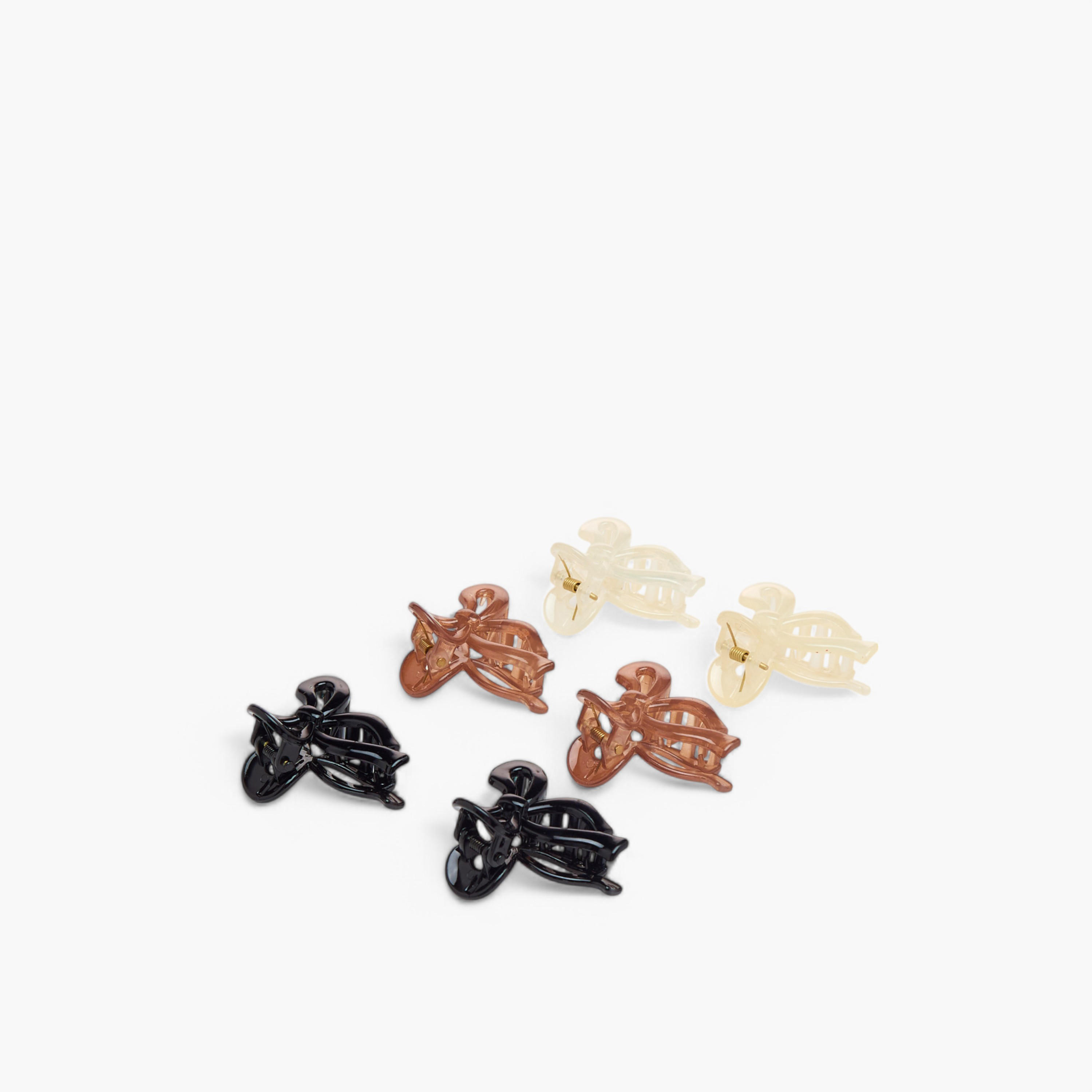 Set of 6 - Bow Hair Clamp-women-hairaccessories-clamps-image-5