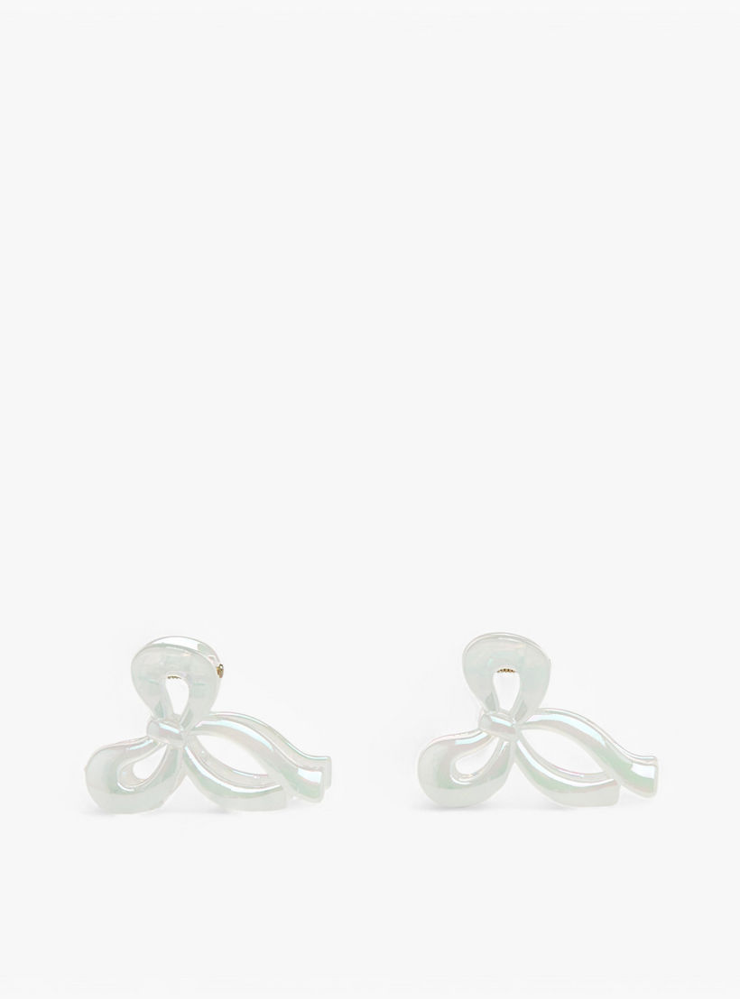 طقم مشابك شعر بتصميم فيونكة عدد 6-women-hairaccessories-clamps-image-2