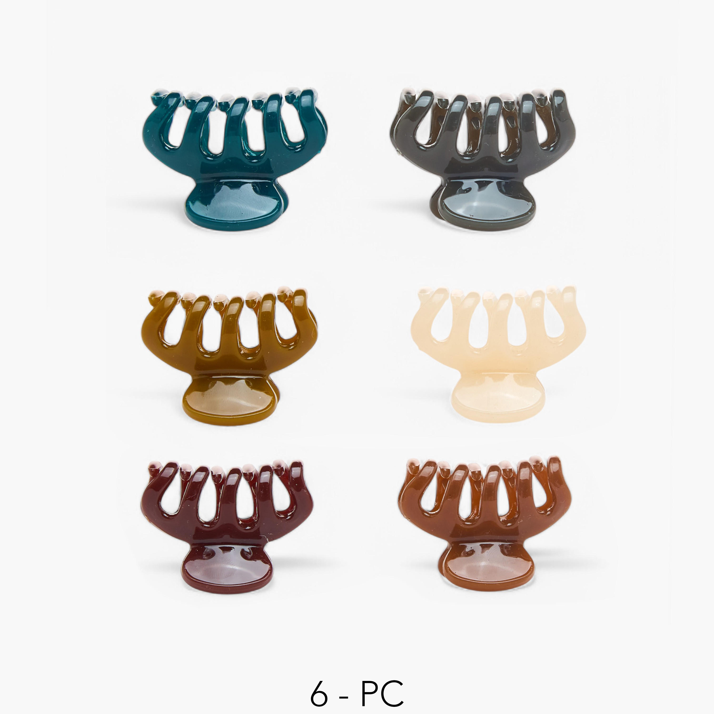 طقم مشابك شعر عدد 6 من جلوو-women-hairaccessories-clamps-image-1