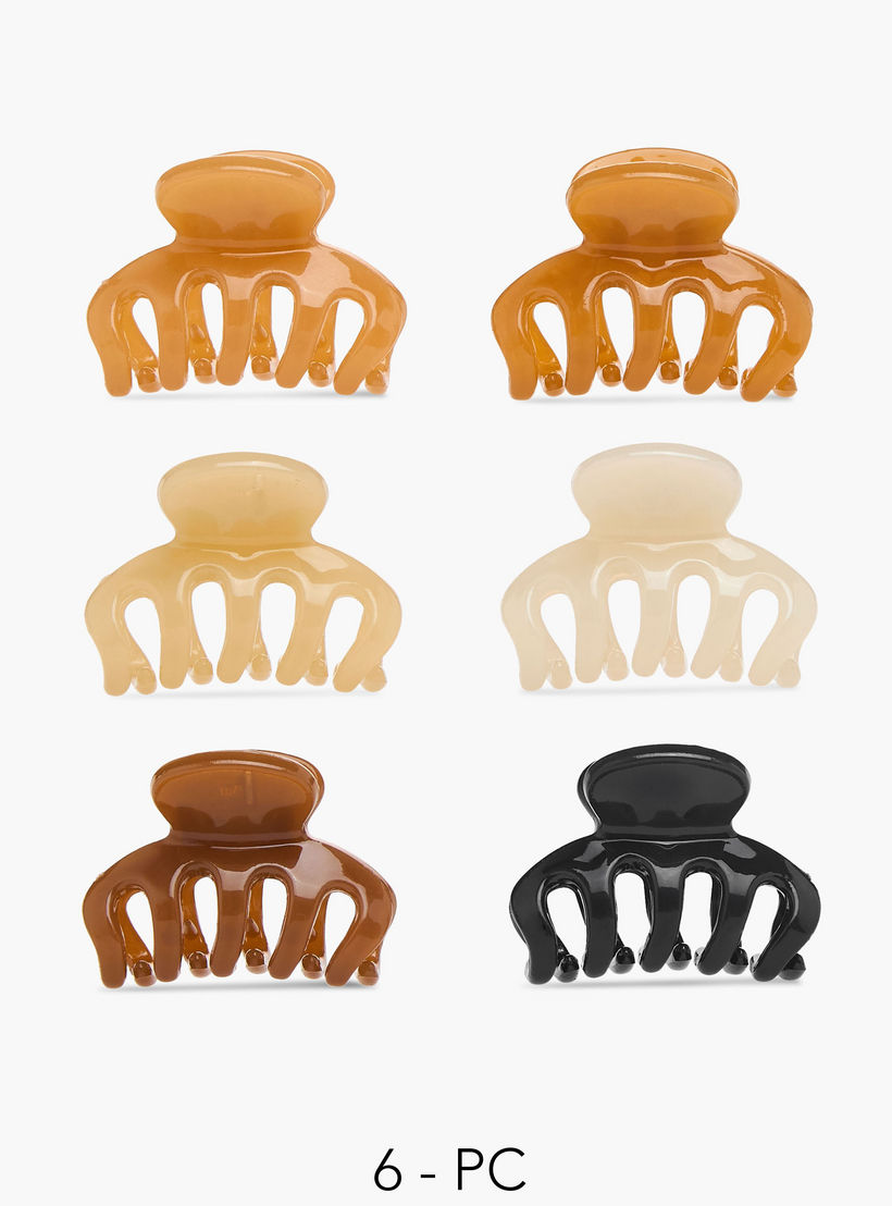 طقم مشابك شعر عدد 6 من جلوو-women-hairaccessories-clamps-image-1
