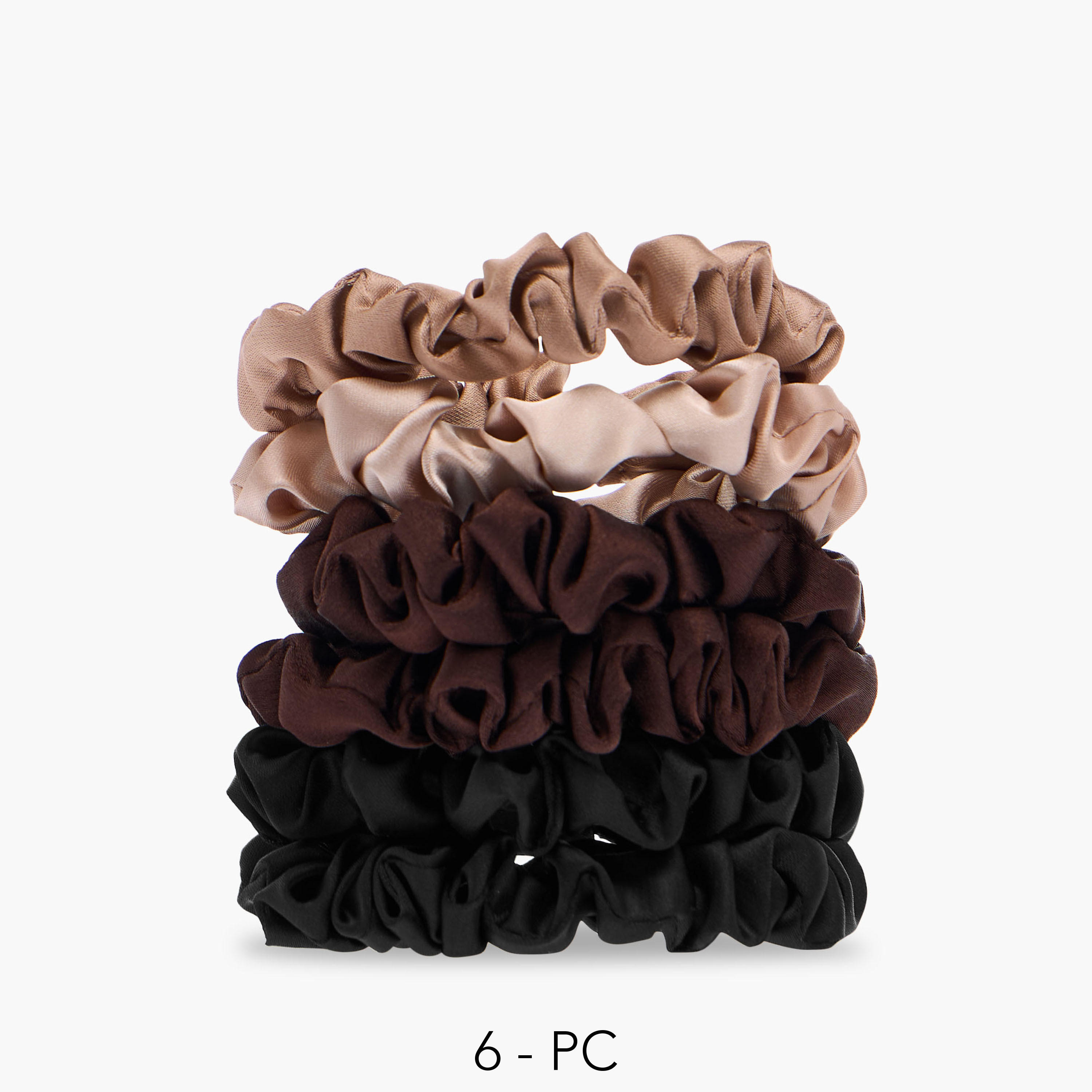 مجموعة سكرنشي شعر متنوعة عدد 6 من جلوو-women-hairaccessories-scrunchies-image-1