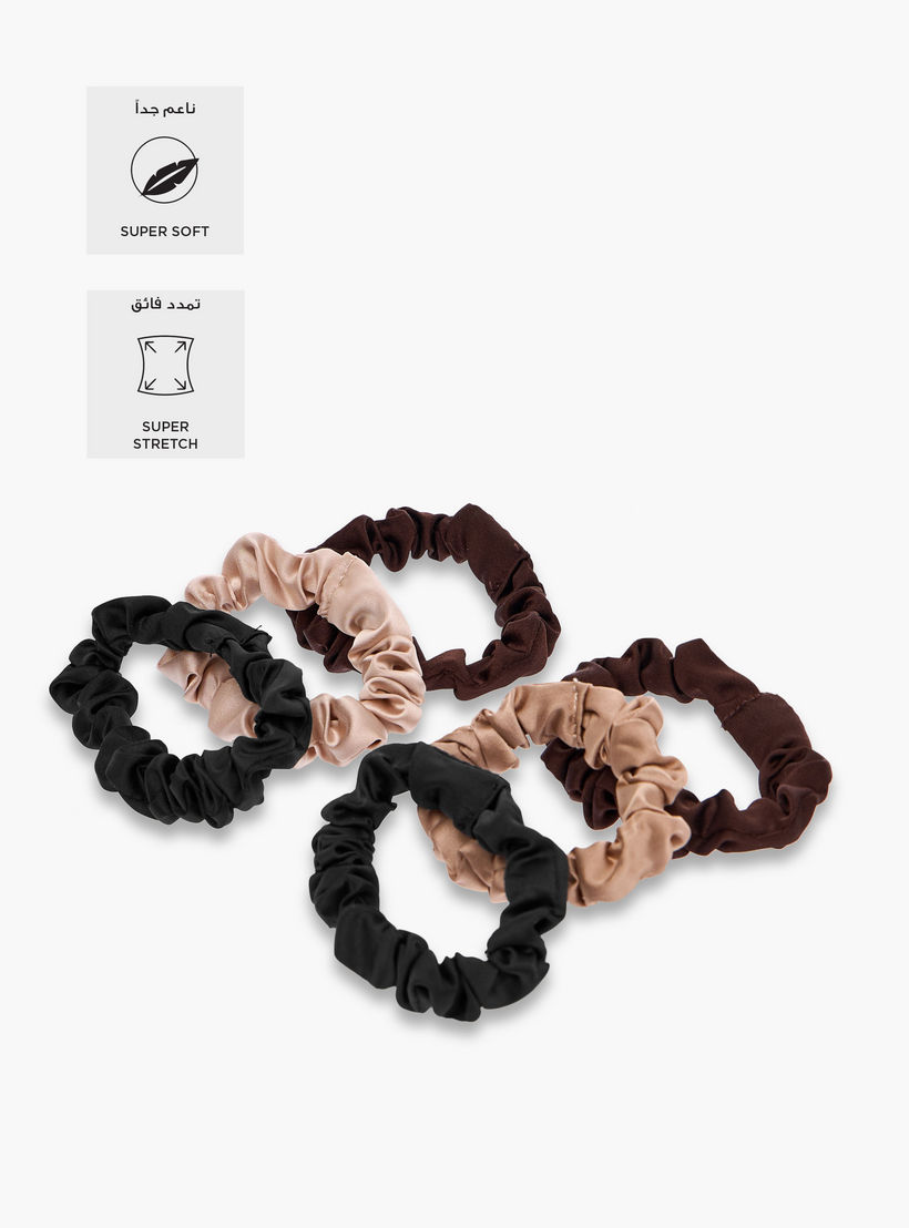 مجموعة سكرنشي شعر متنوعة عدد 6 من جلوو-women-hairaccessories-scrunchies-image-2