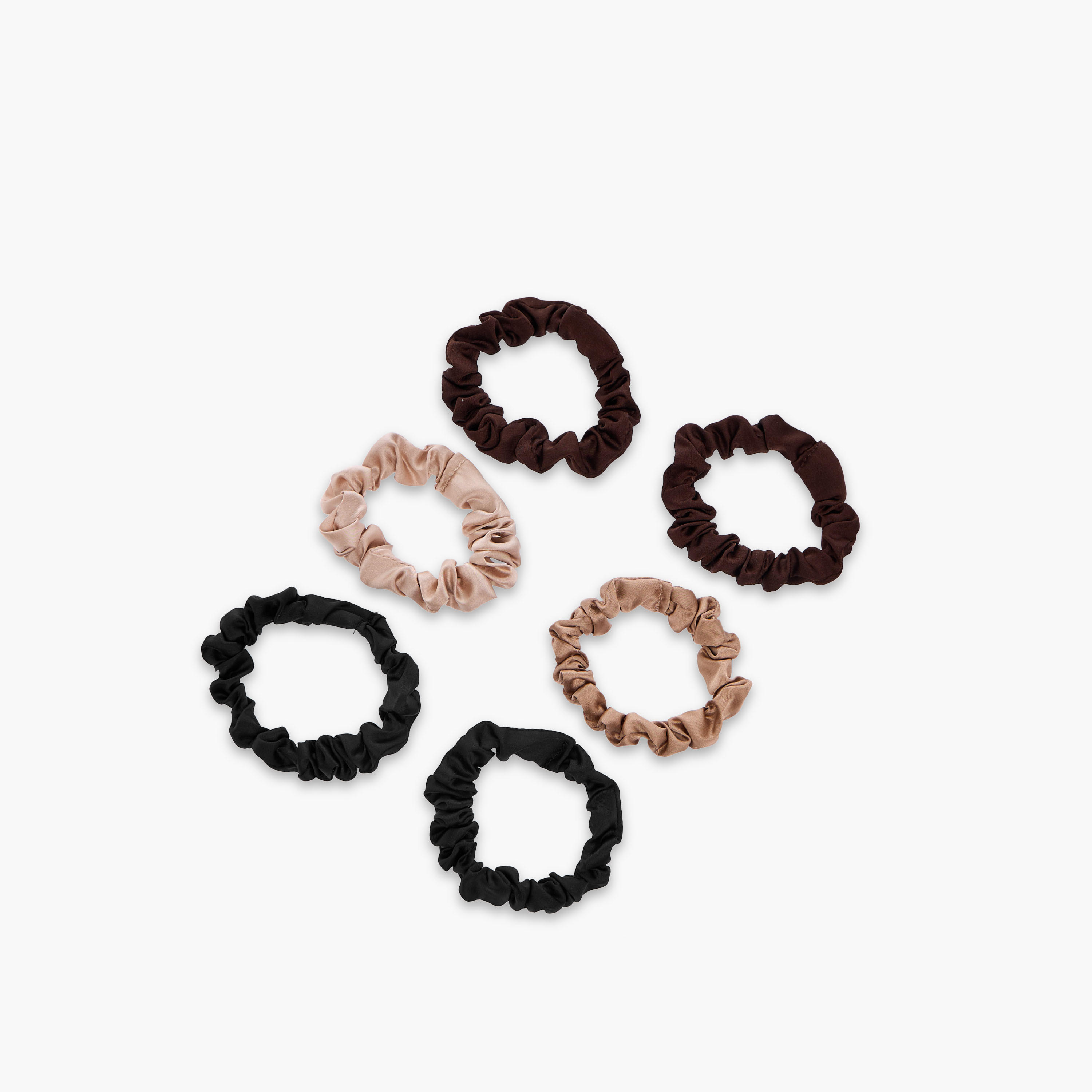 مجموعة سكرنشي شعر متنوعة عدد 6 من جلوو-women-hairaccessories-scrunchies-image-3