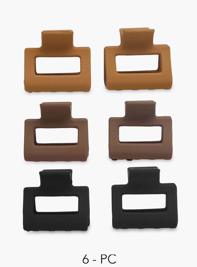 Set of 6 - Gloo Assorted Hair Clamps-women-hairaccessories-clamps-image-1