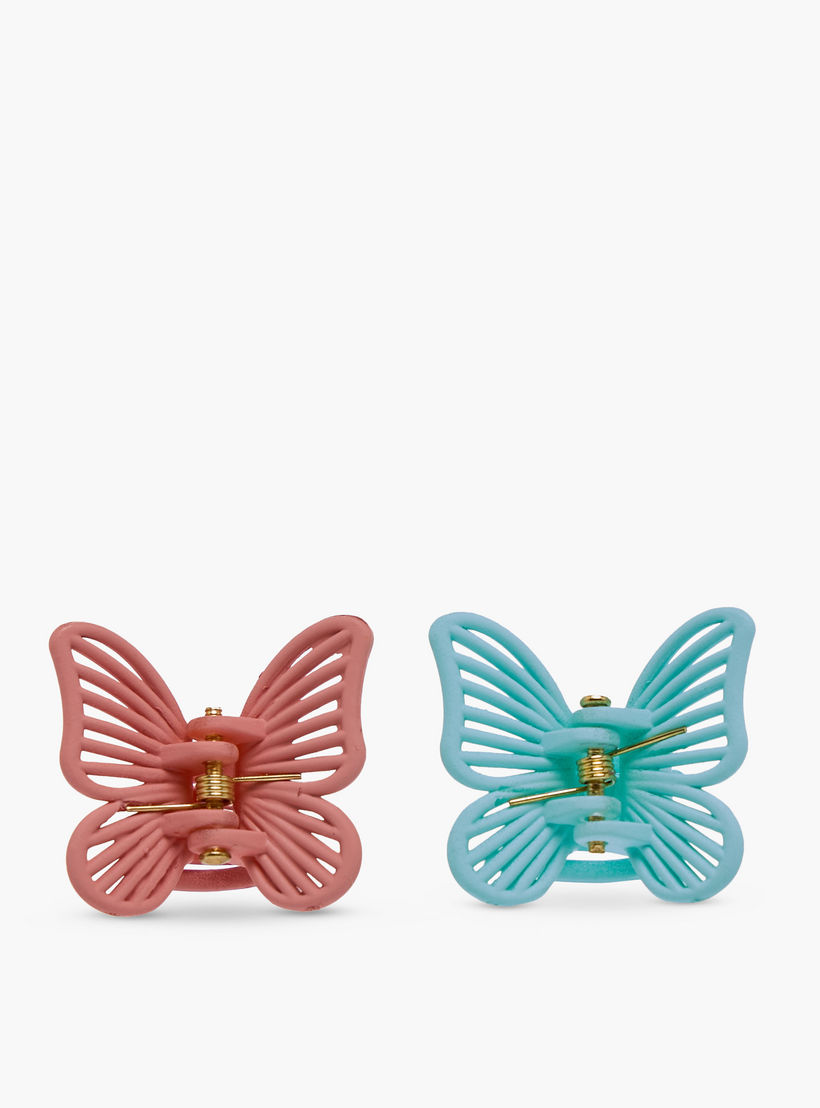 Set of 8 - Butterfly Hair Clamp-women-hairaccessories-clamps-image-2