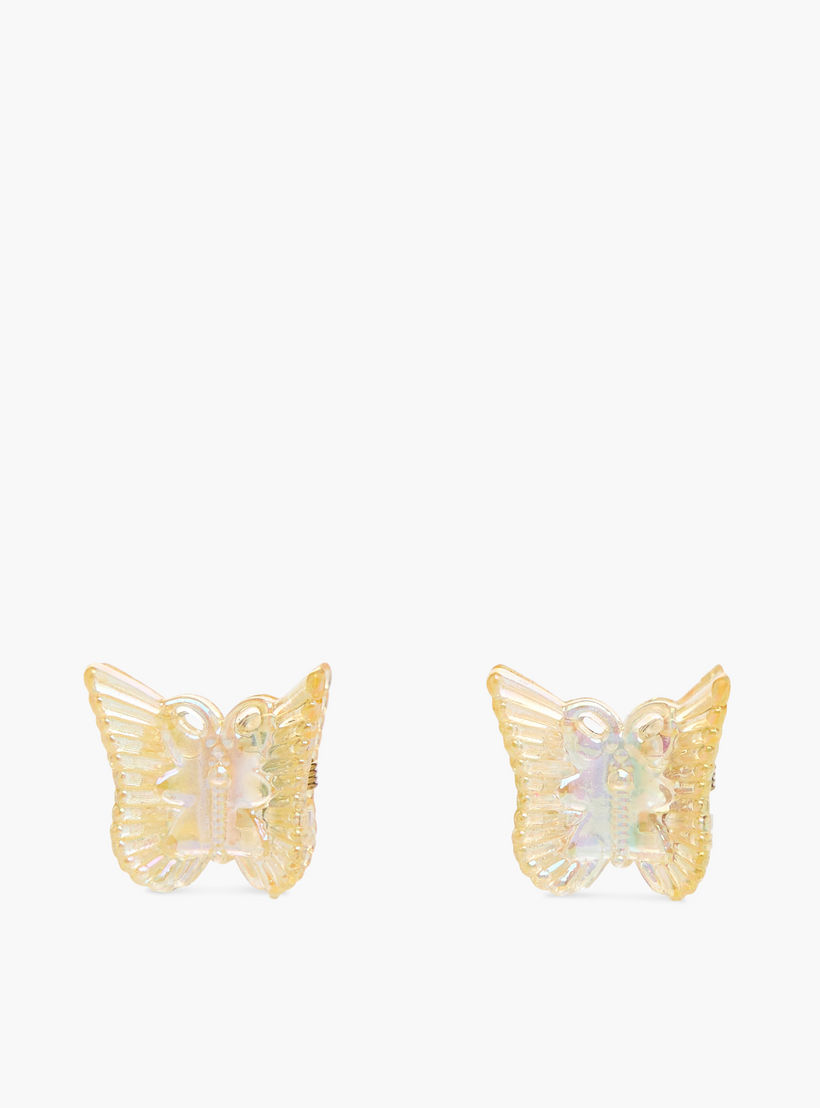 طقم مشابك شعر بتصميم فراشة عدد 8-women-hairaccessories-image-2