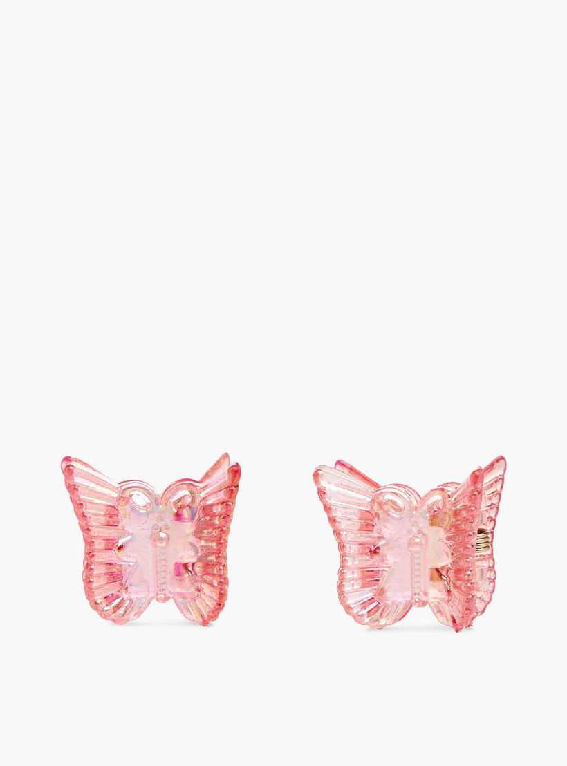 طقم مشابك شعر بتصميم فراشة عدد 8-women-hairaccessories-image-3