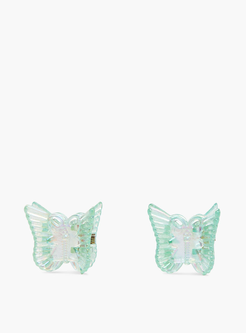 طقم مشابك شعر بتصميم فراشة عدد 8-women-hairaccessories-image-5
